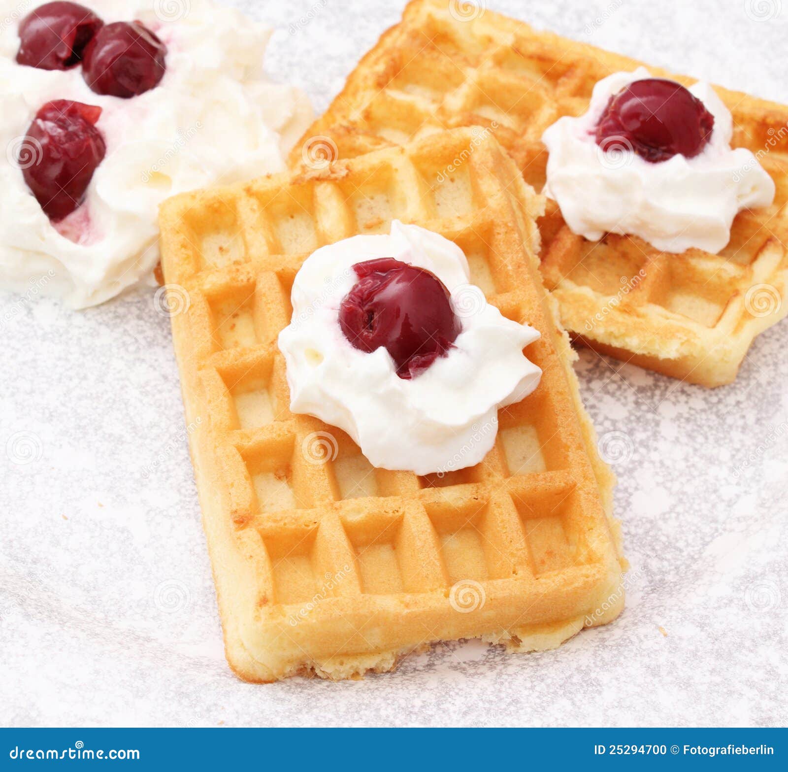 Fresh waffles stock photo. Image of freshness, breakfast 25294700