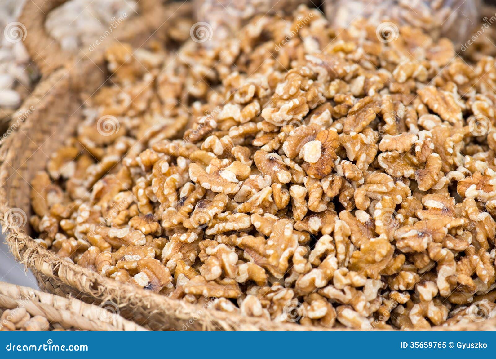Fresh Walnuts on the Market Stock Image Image of fresh, dried 35659765