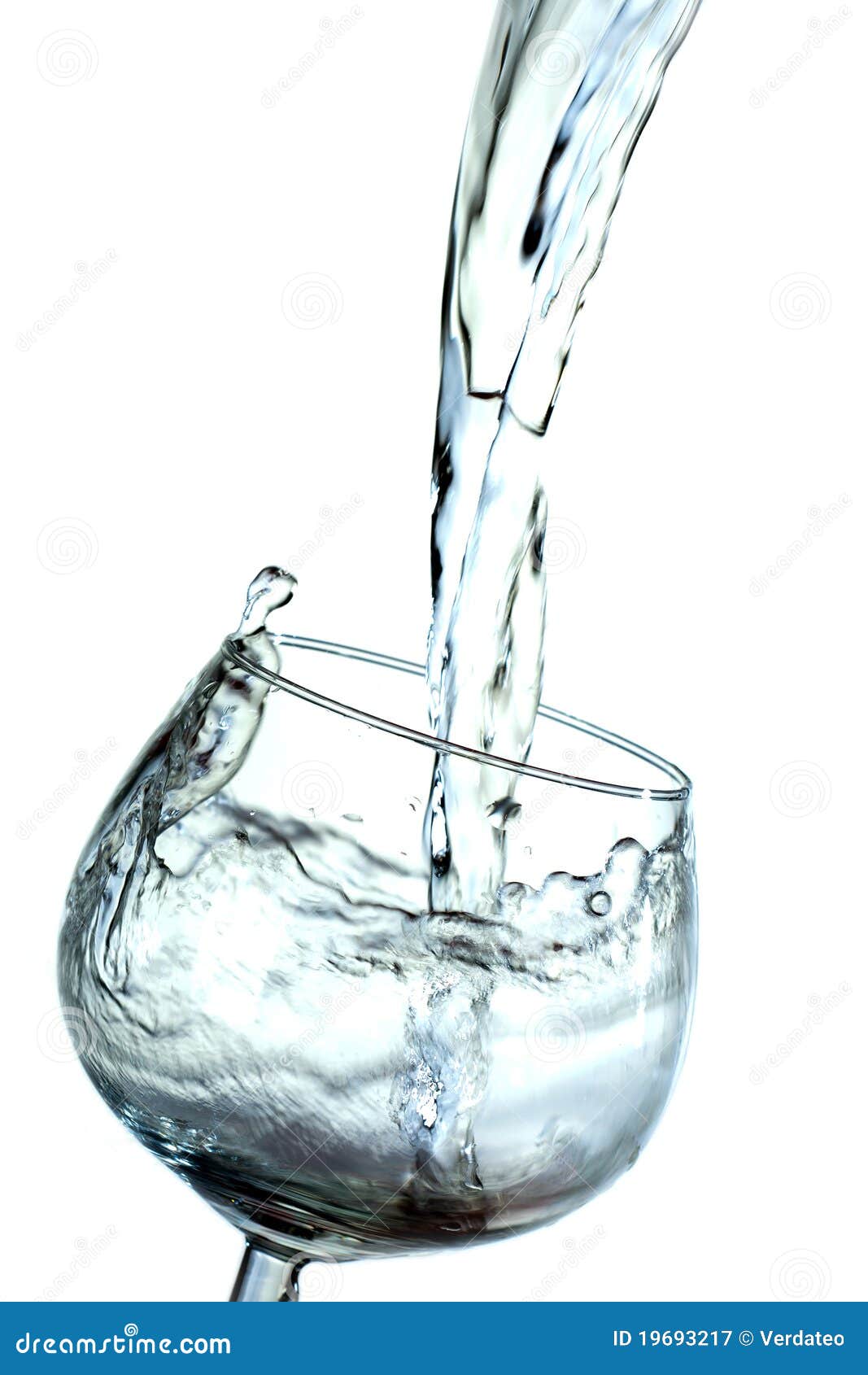 Fresh Water Being Poured into Glass Stock Image Image of glass, flow