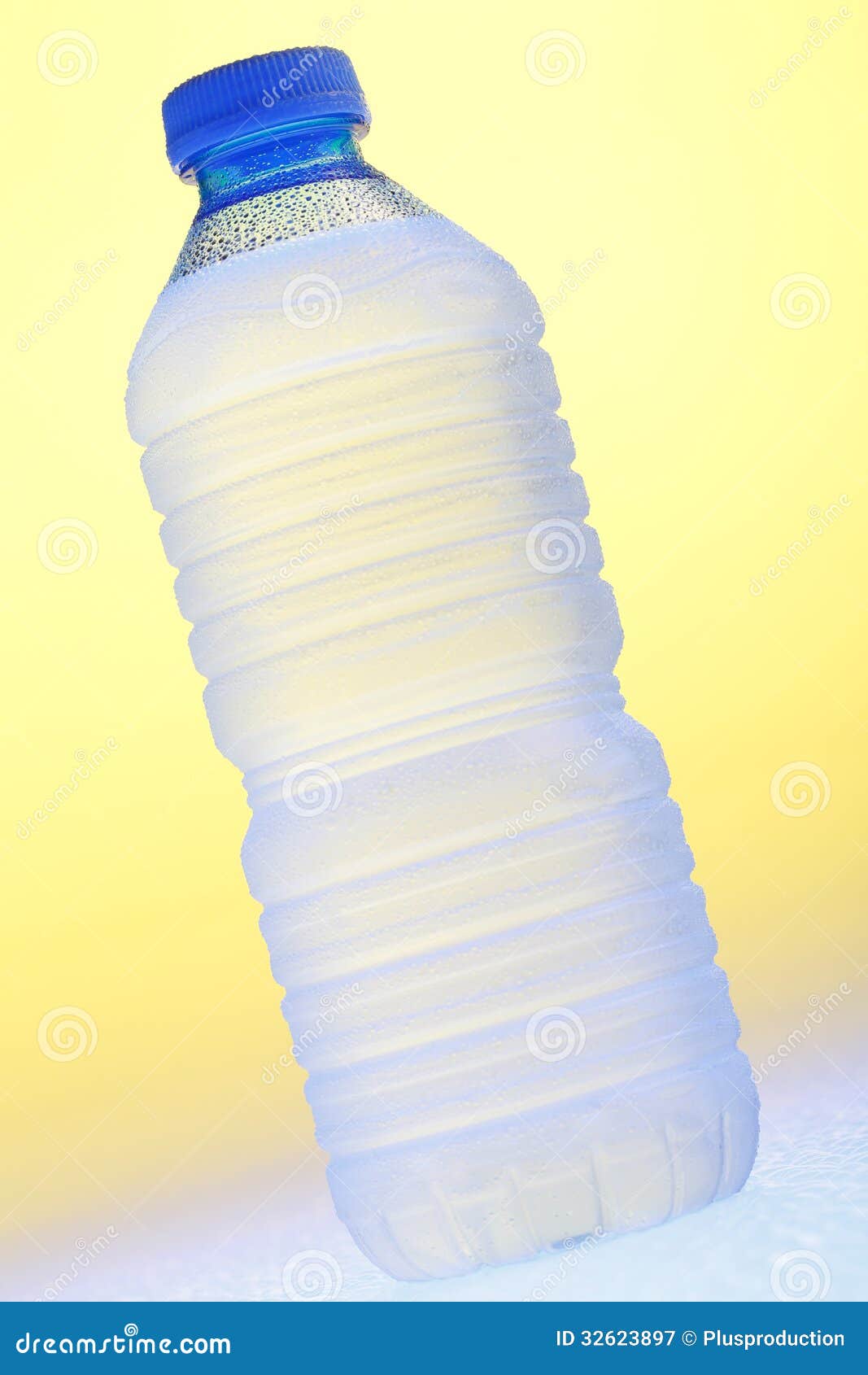 Fresh water bottle stock image. Image of wash, yellow - 32623897