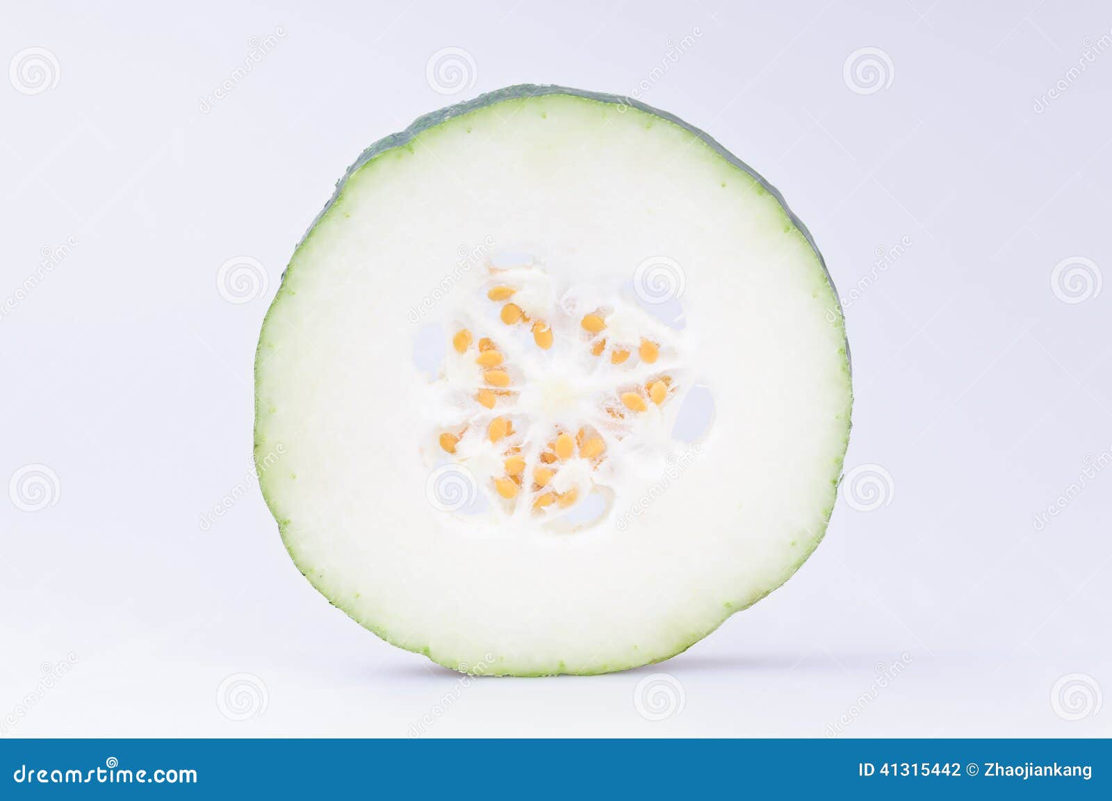 Fresh wax gourd slices stock photo. Image of piece, group 41315442