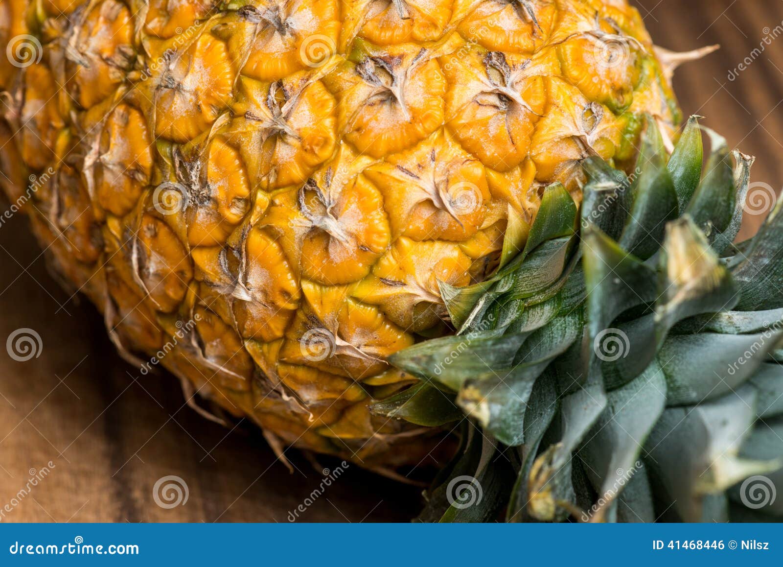Fresh whole Pineapple stock photo. Image of leaves, ananas 41468446