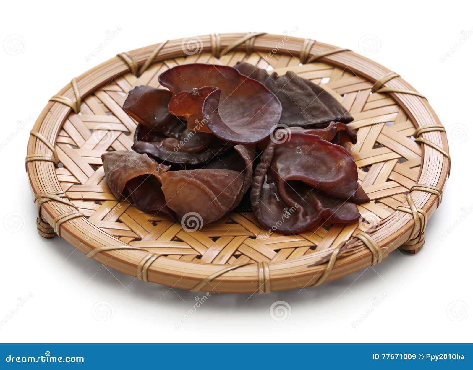Fresh wood ear mushrooms stock image. Image of white 77671009