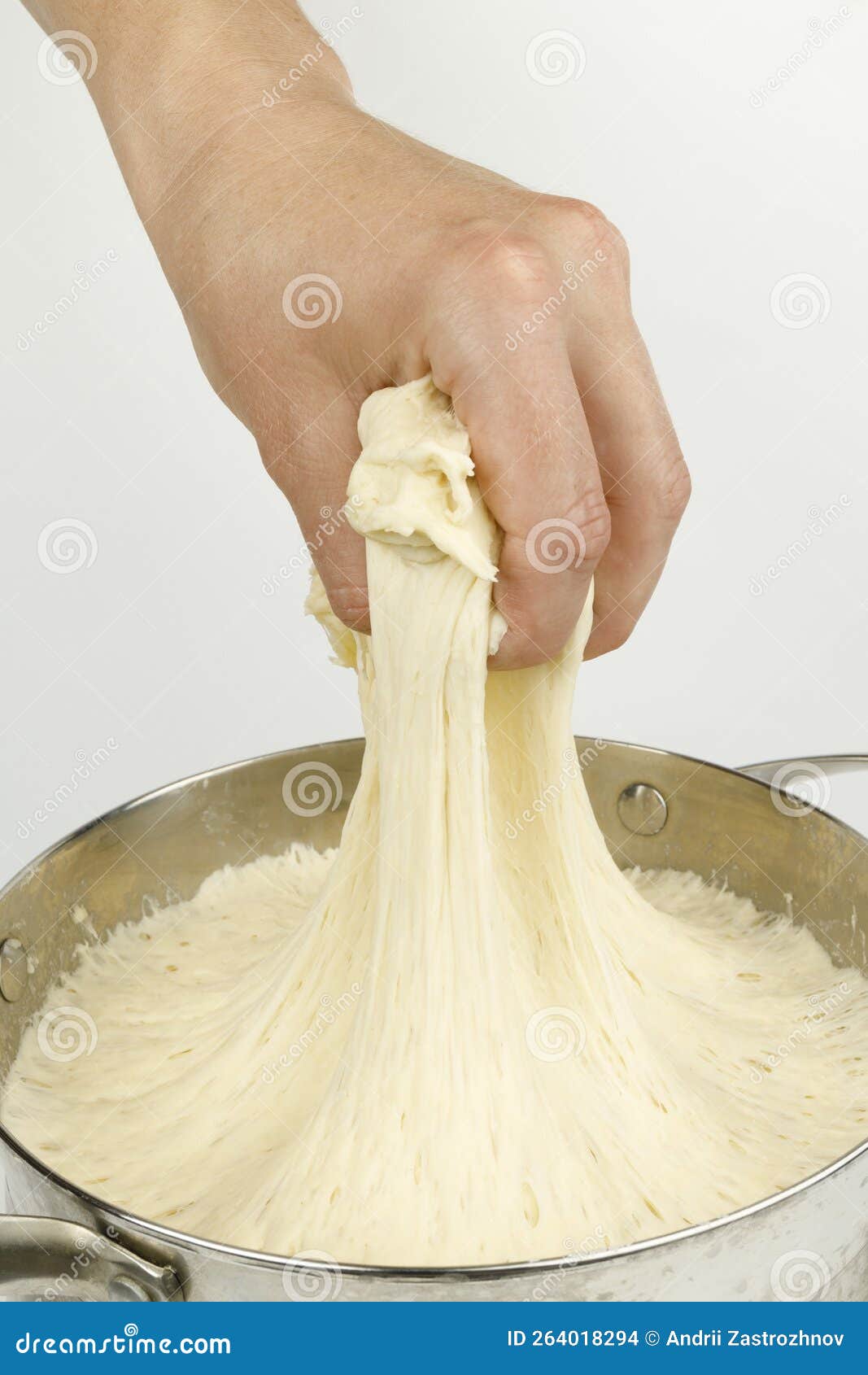 Fresh Yeast Dough, Sourdough Starter Stock Photo Image of rural