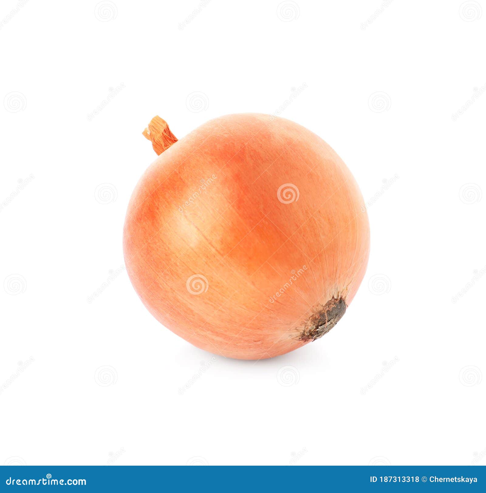 Fresh Yellow Onion Bulb Isolated Stock Photo Image of nutrition