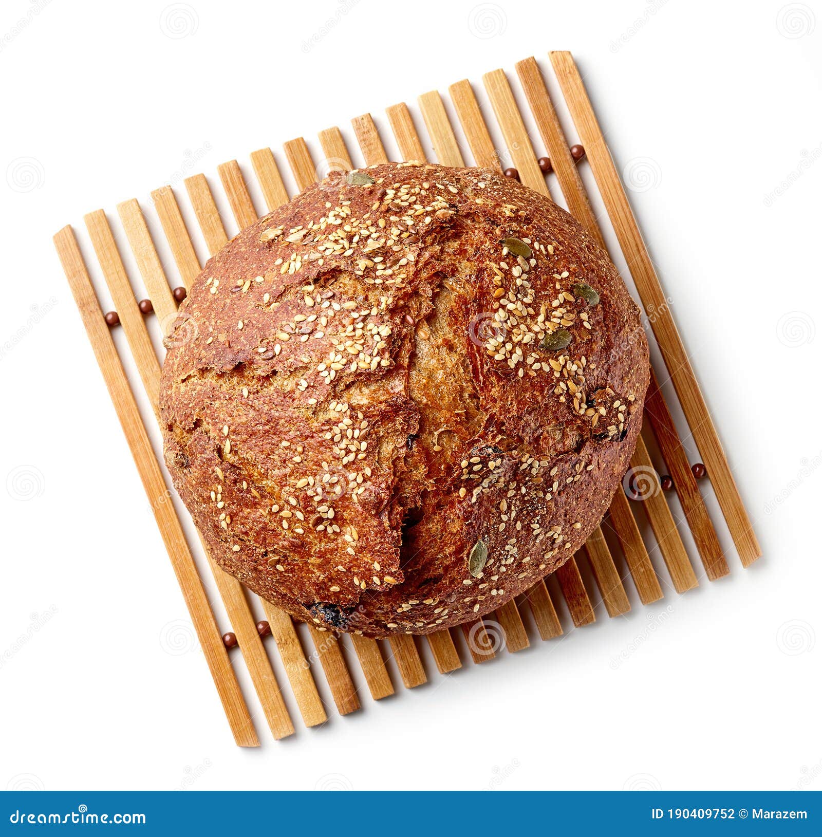 Freshly Baked Artisan Bread Stock Photo Image of grain, background