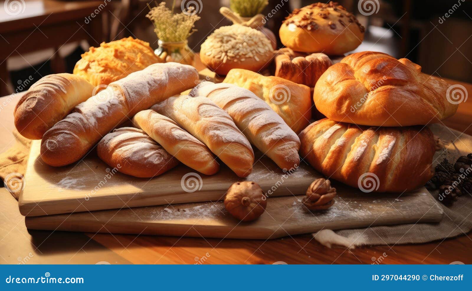 Freshly Baked Bakery Products Stock Photo Image of breakfast, sweet