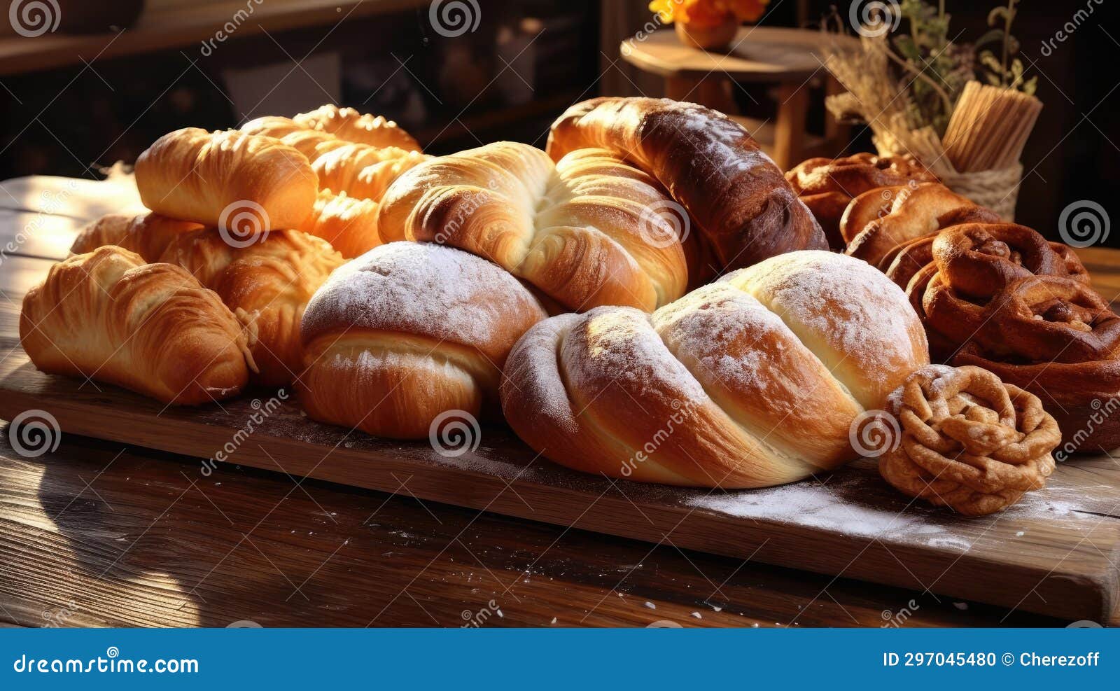 Freshly Baked Bakery Products Stock Photo Image of product, delicious