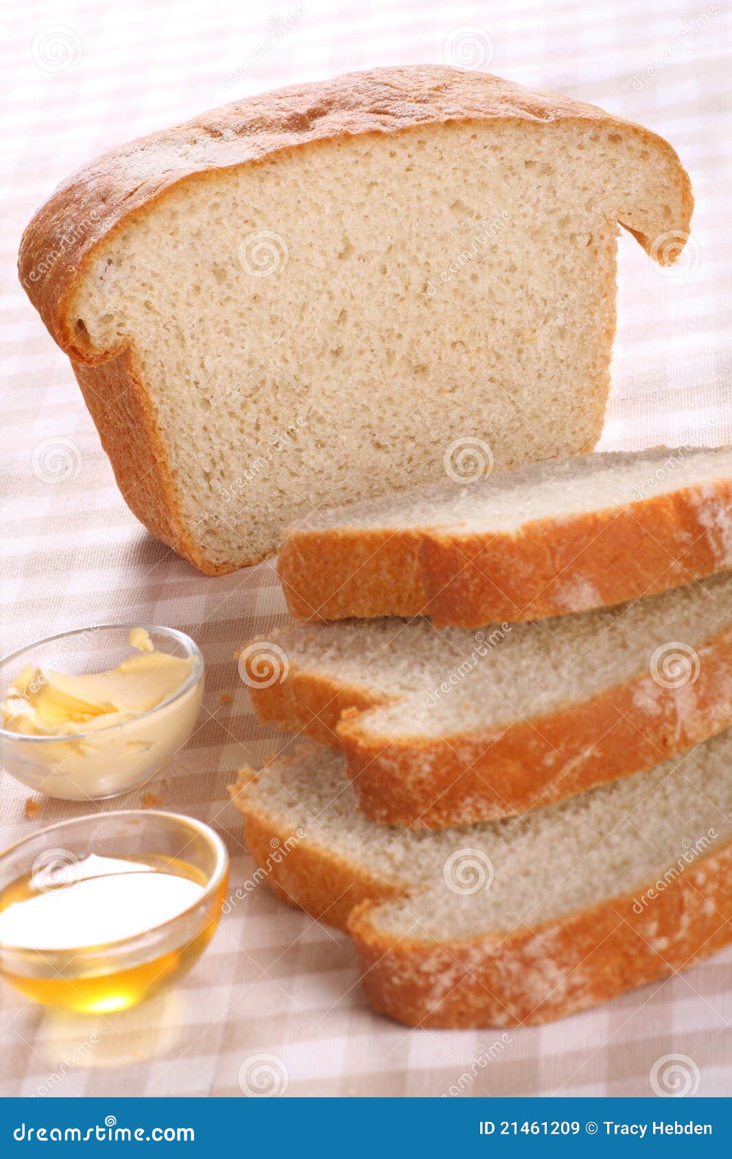 Freshly baked bread stock image. Image of food, slice 21461209