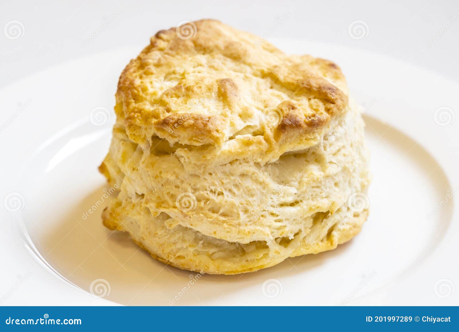a freshly baked buttermilk biscuit