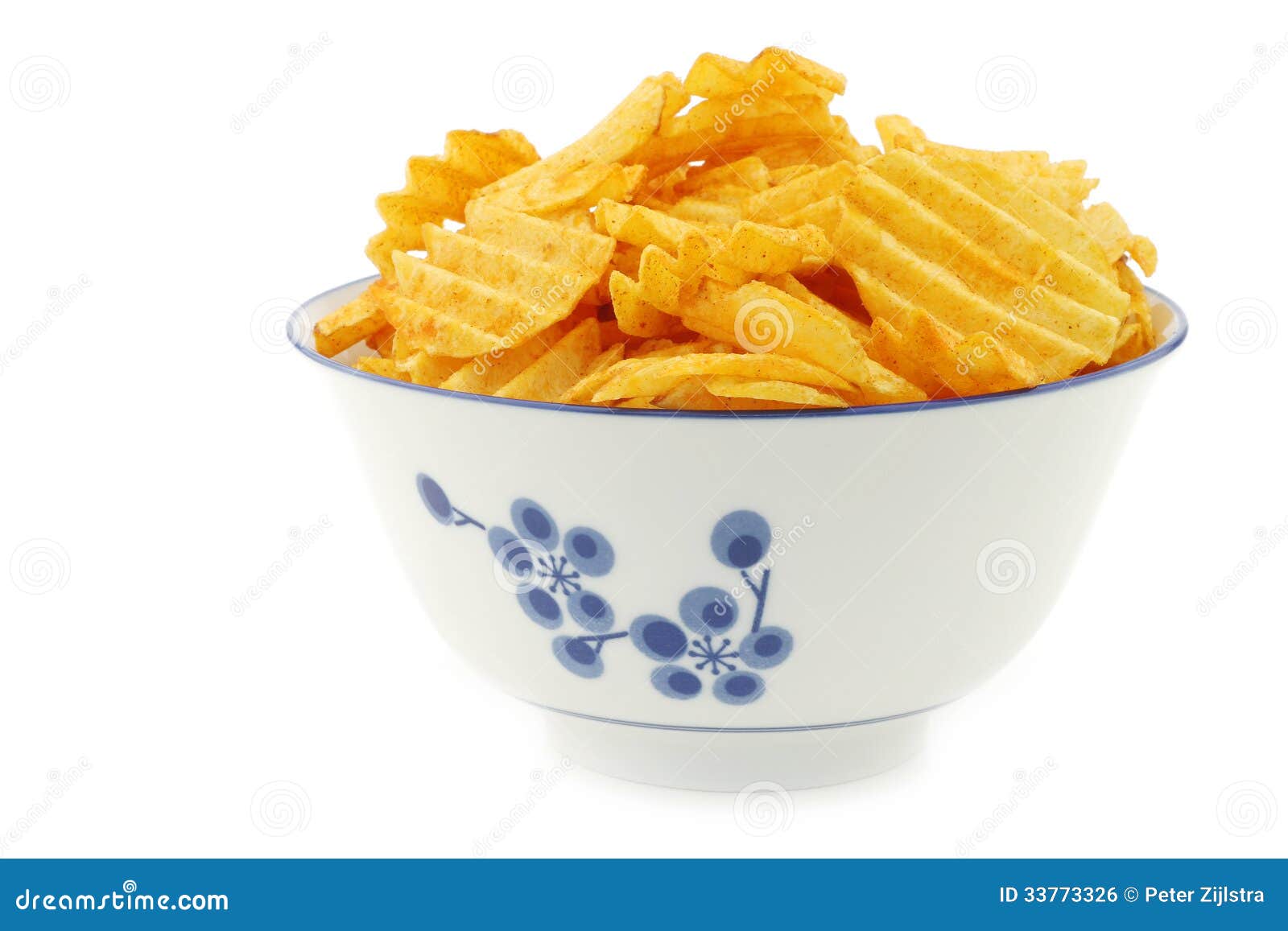 Freshly Baked Deep Ridged Potato Chips Stock Photo Image of baked