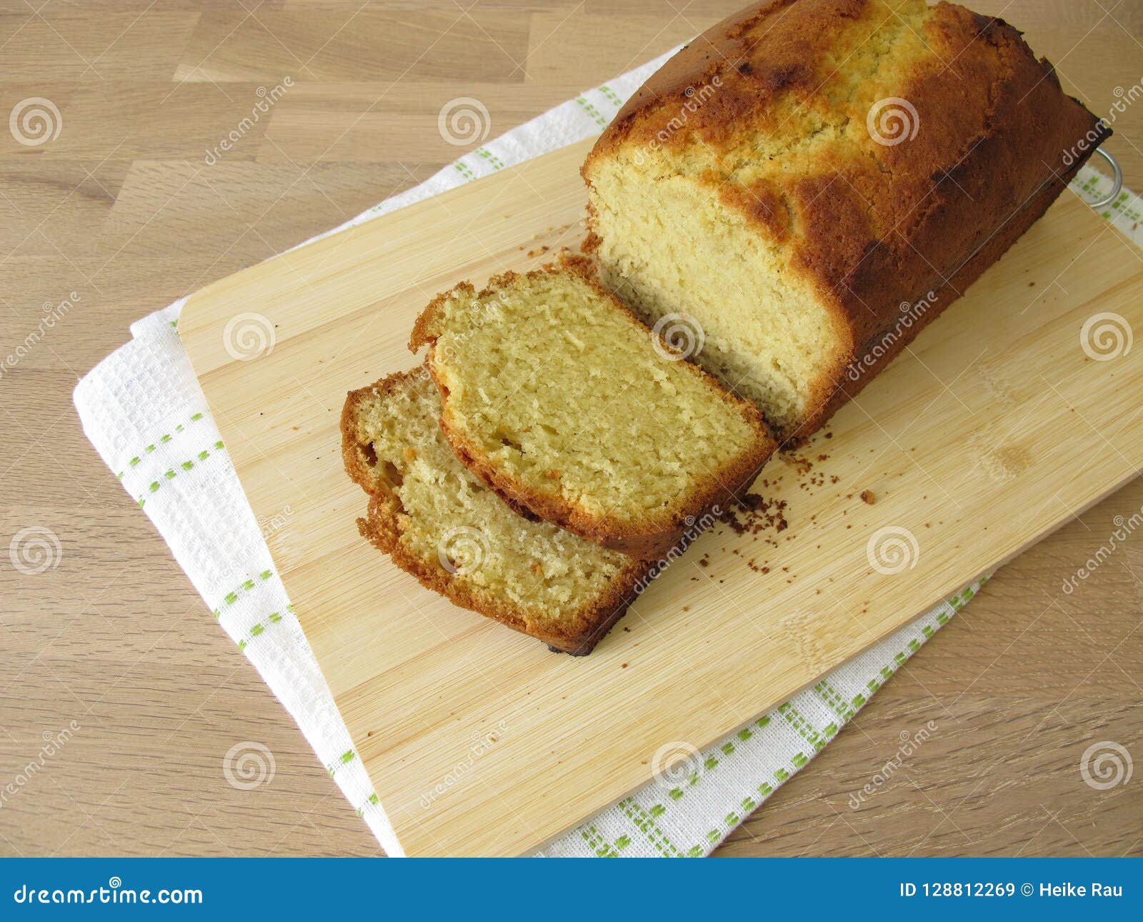 Pound cake from mold stock image. Image of baked, cake 128812269