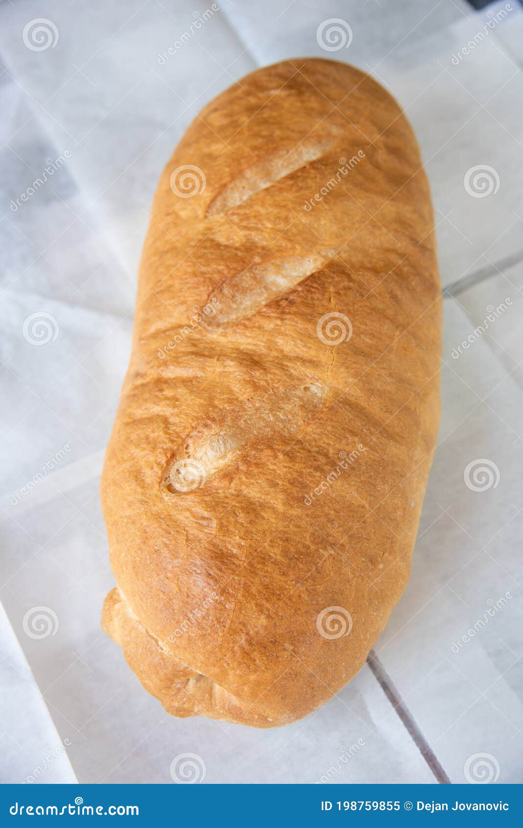 home made bread loaf
