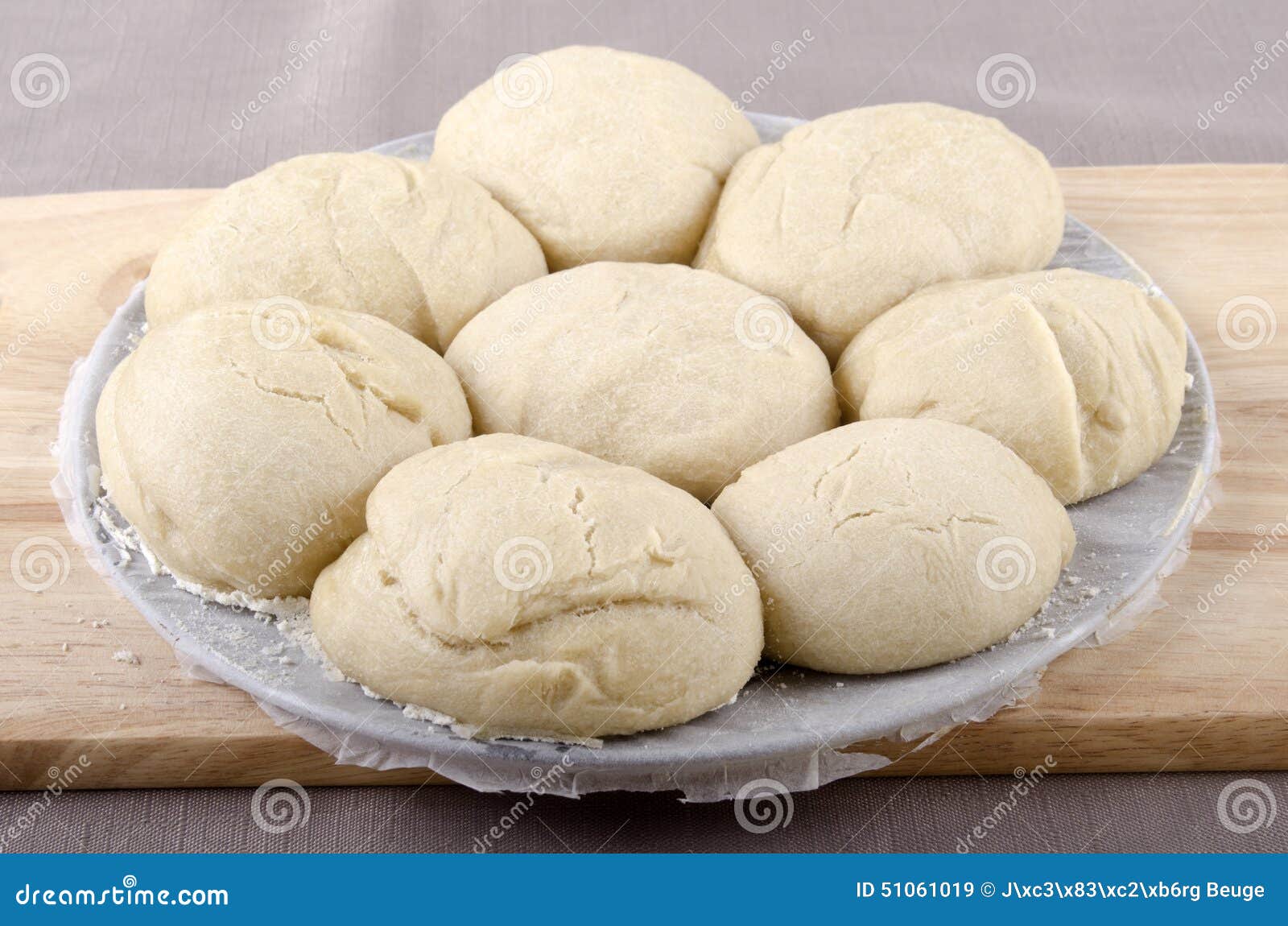 Freshly Baked Rolls on Baking Tray Stock Image Image of roll, fluffy