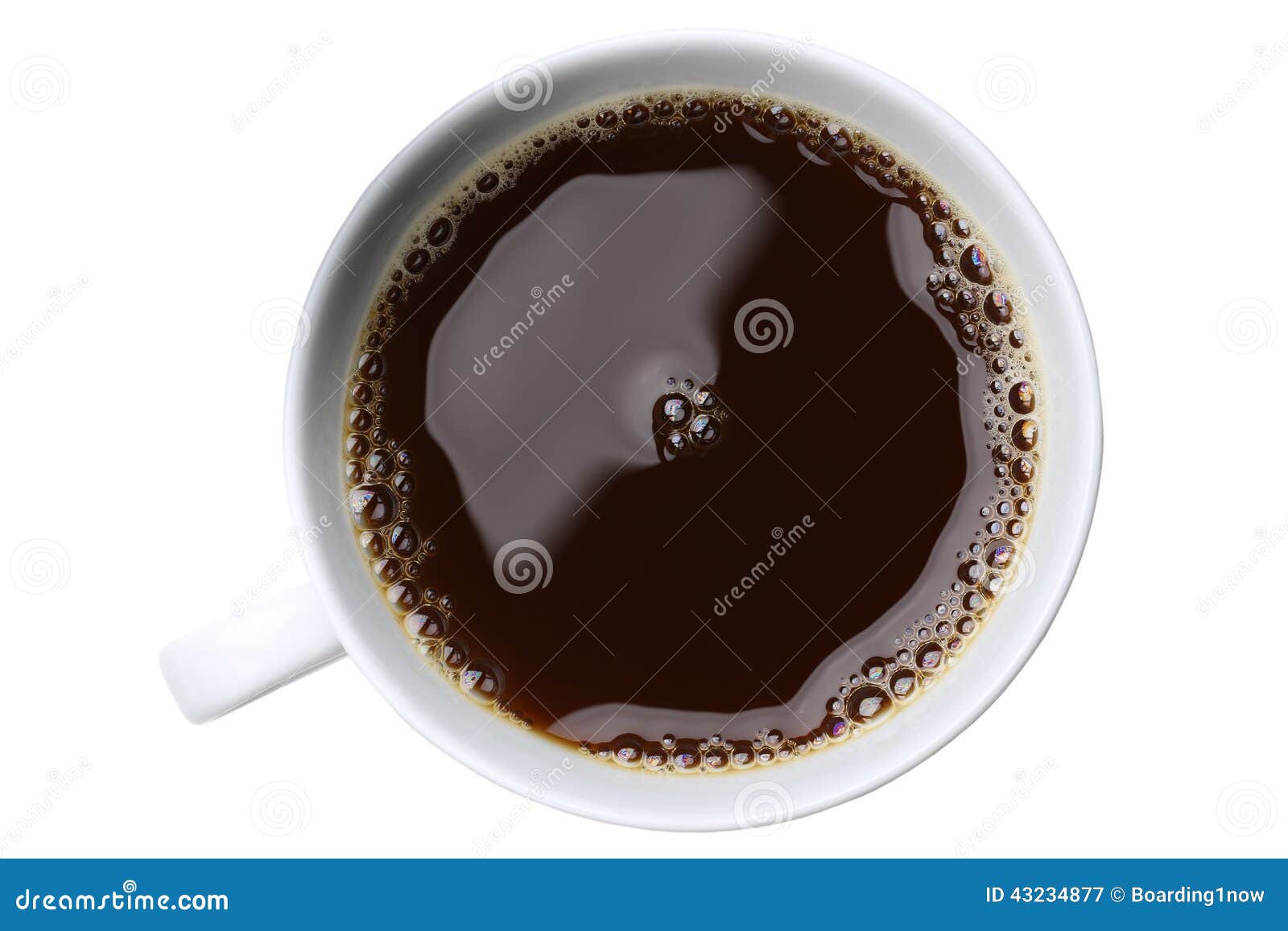 Freshly Brewed Coffee in a Cup Isolated Stock Image Image of drinking, beverages 43234877