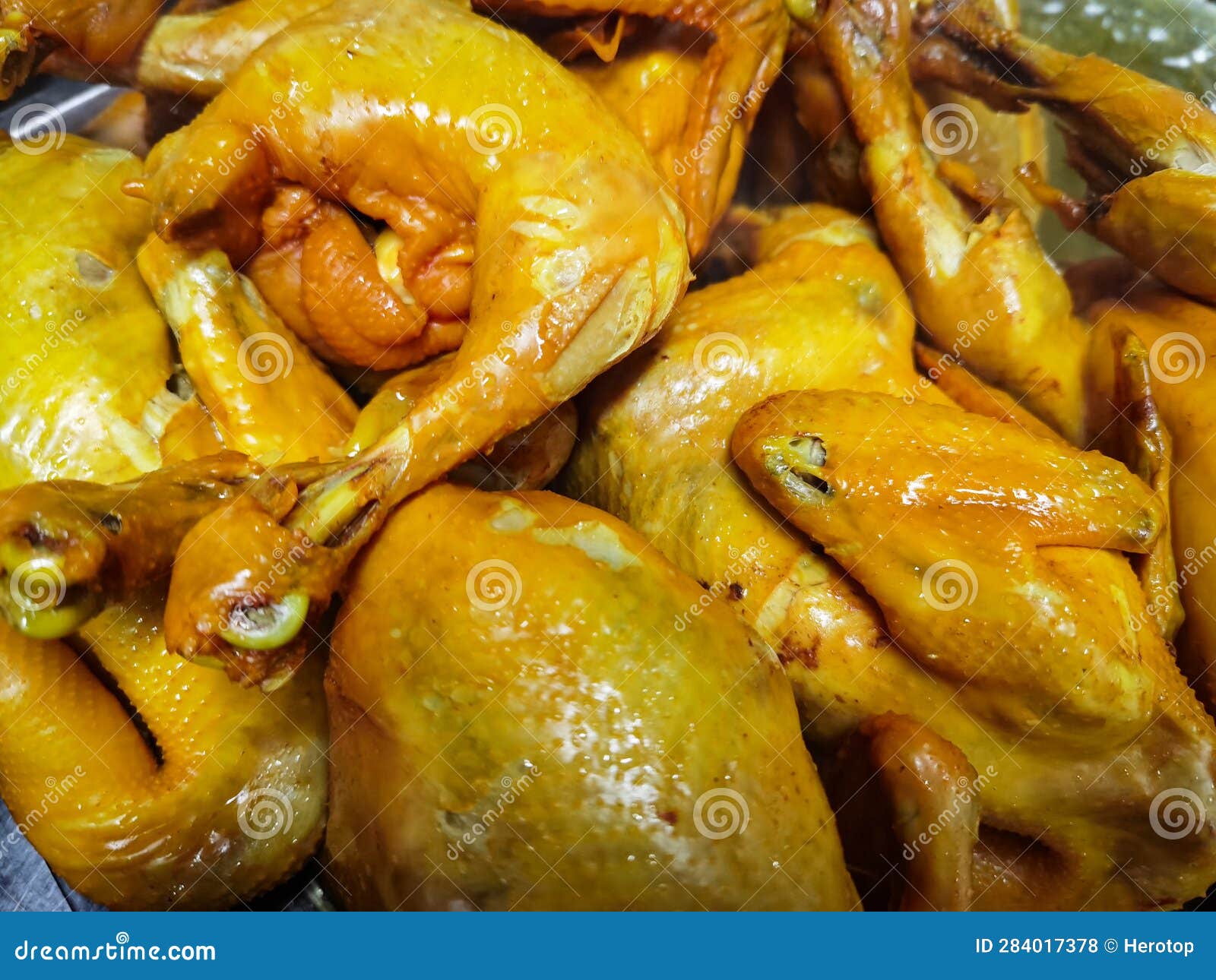 Marinated chicken. stock photo. Image of vegetable, freshly 284017378