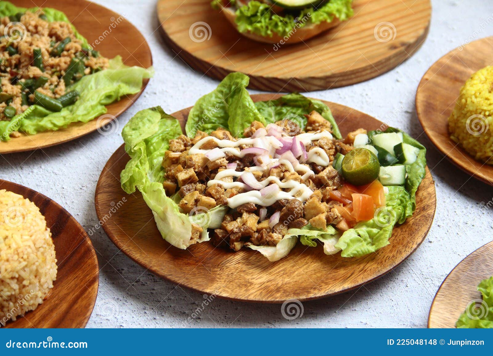 Freshly cooked tofu sisig stock photo. Image of tokwa 225048148