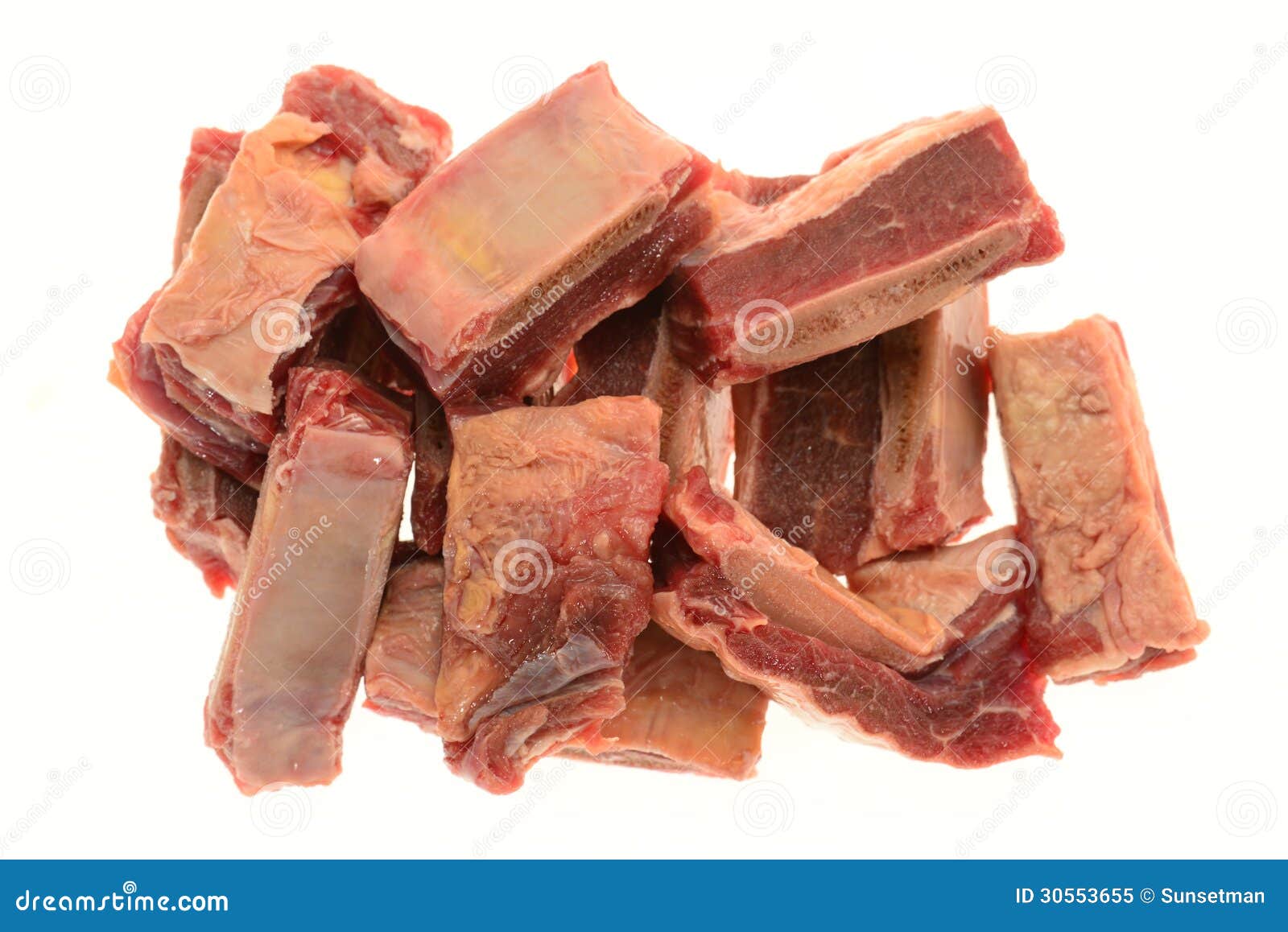 Freshly Cut Beef Ribs stock image. Image of ingredient 30553655