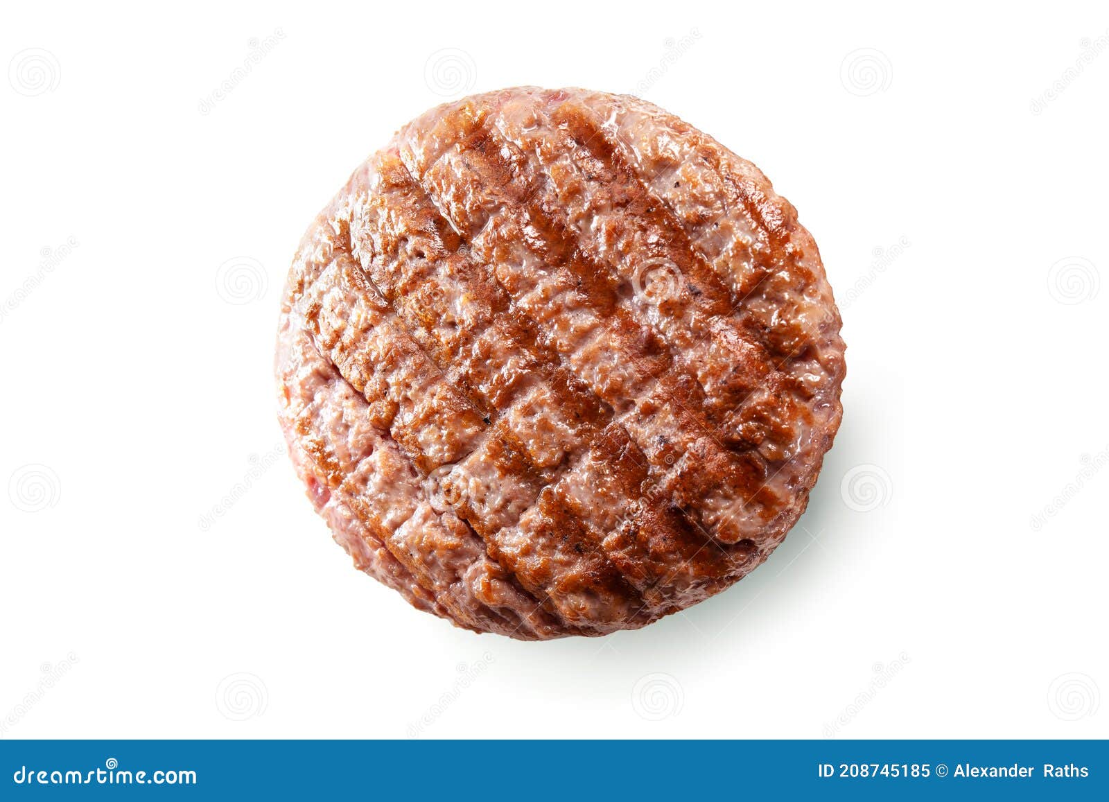 Freshly Grilled Burger Patty Stock Image Image of white, grilled