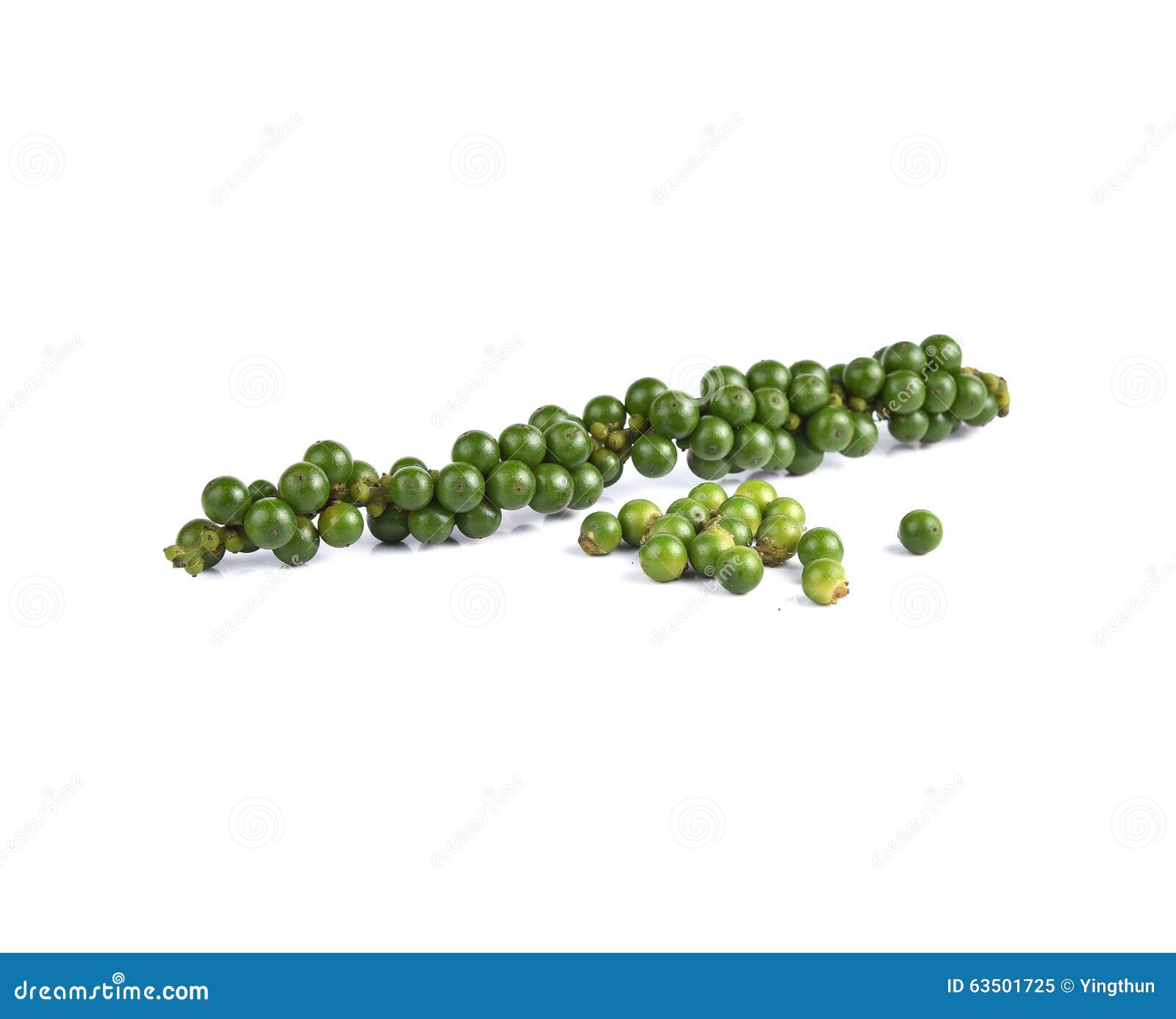 Freshly Ground Pepper Isolated White Background Stock Image Image of