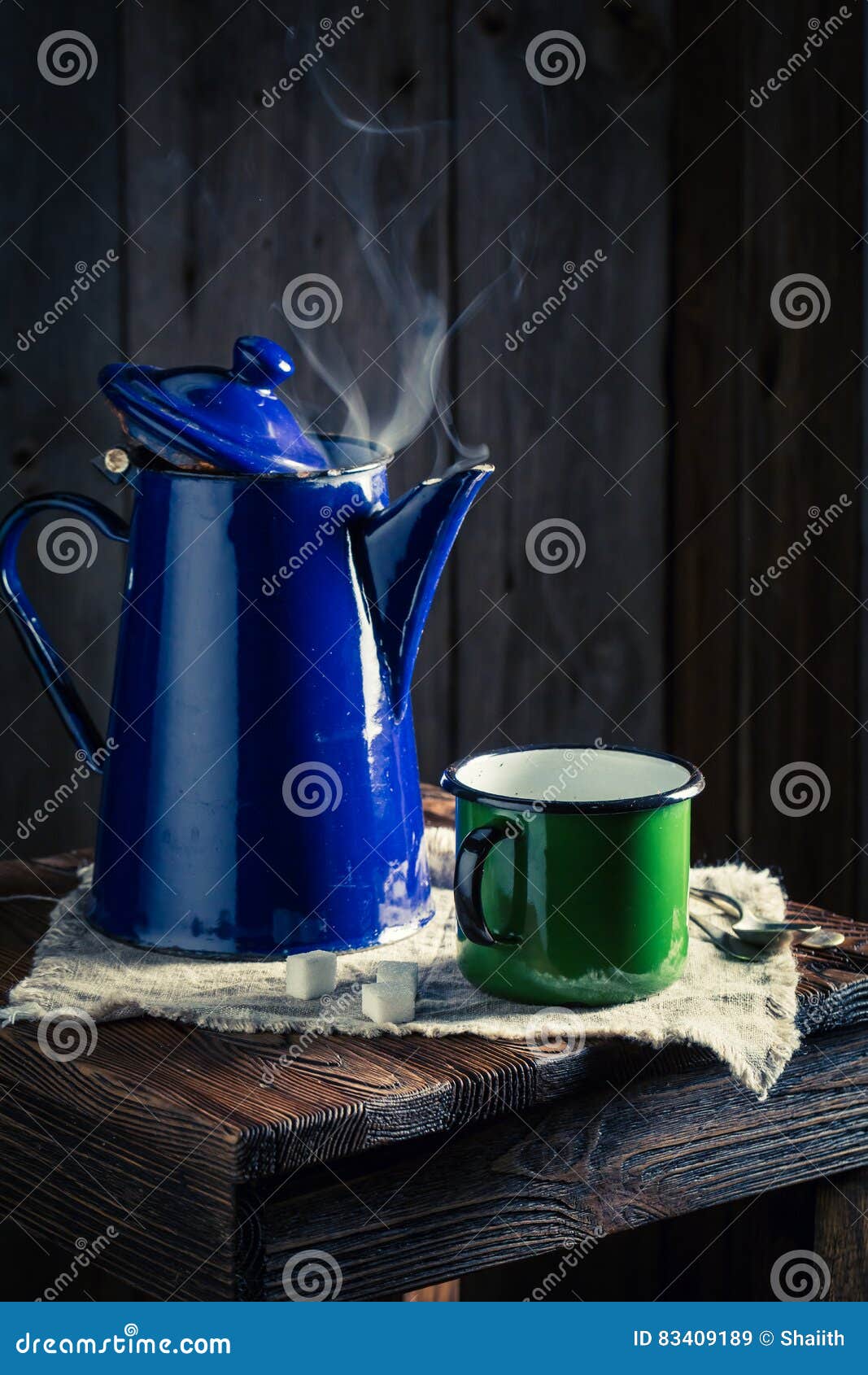 Freshly Made Black Coffee and Coffee Pot Stock Image Image of warm, winter 83409189