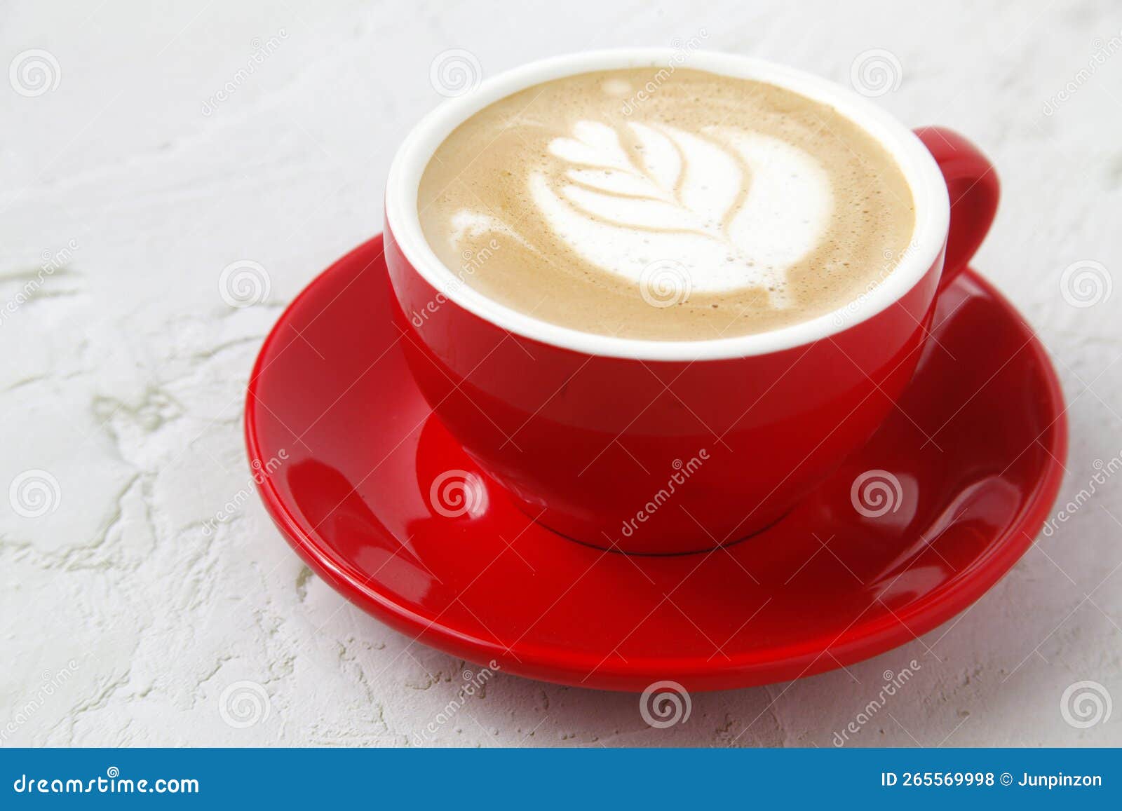 Freshly Made Cup of Hot Cappuccino Stock Photo Image of drink, diet