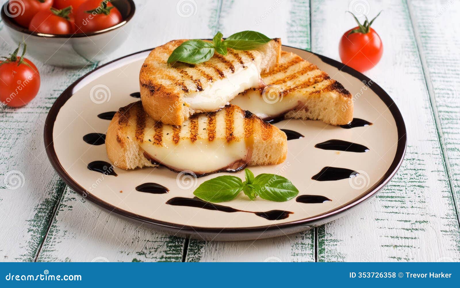 freshly prepared cheese in toast - generated using ai.