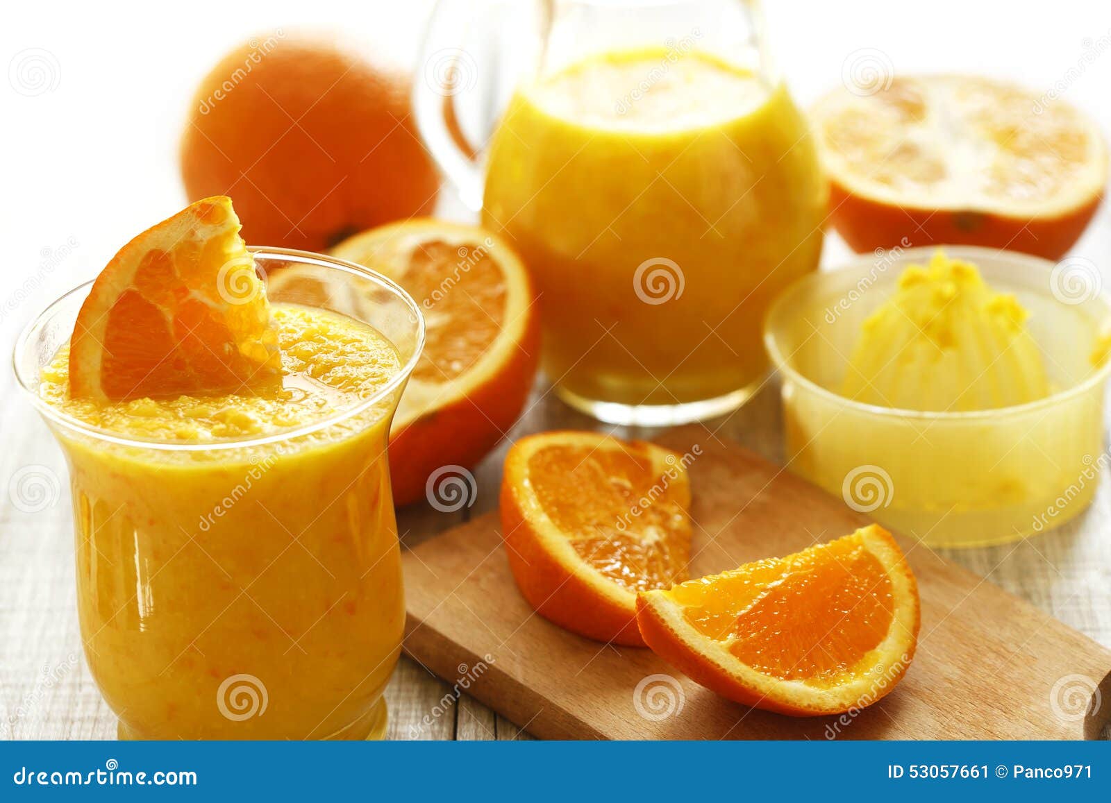 Freshly Pressed Orange Juice Stock Image Image of kitchen, still