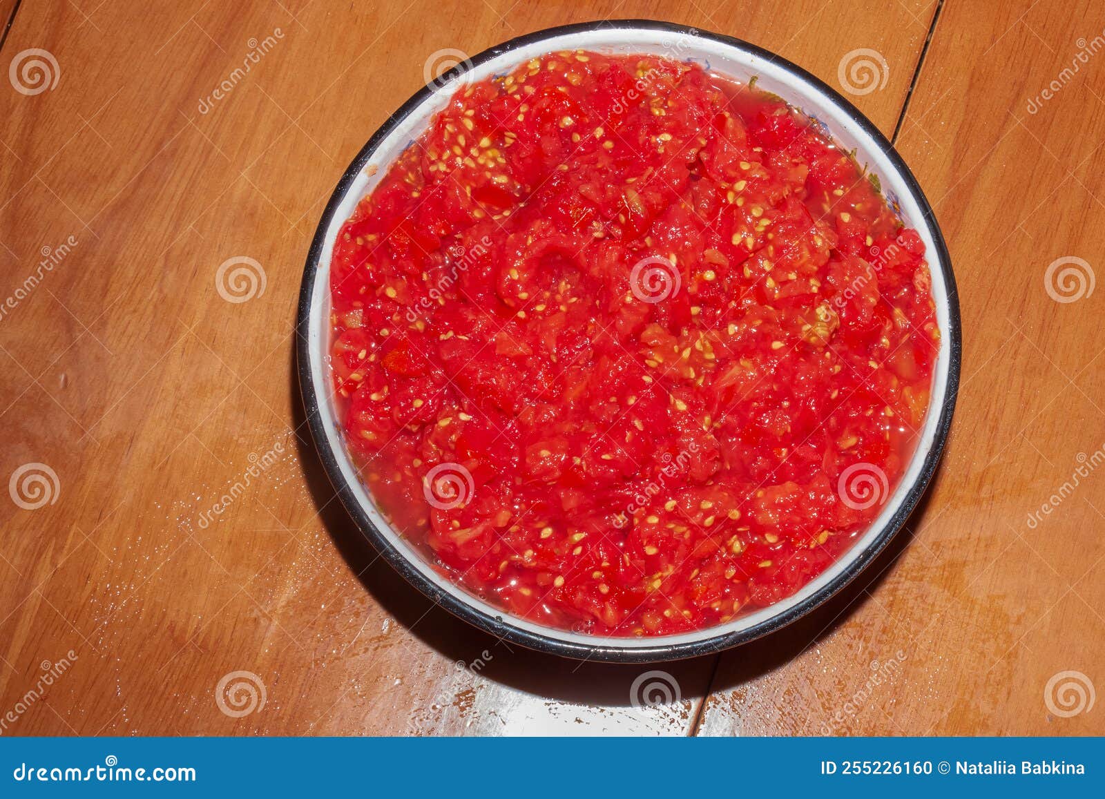 Freshly Pressed Tomatoes. the Remains of Tomatoes after Processing in a Juicer Stock Photo