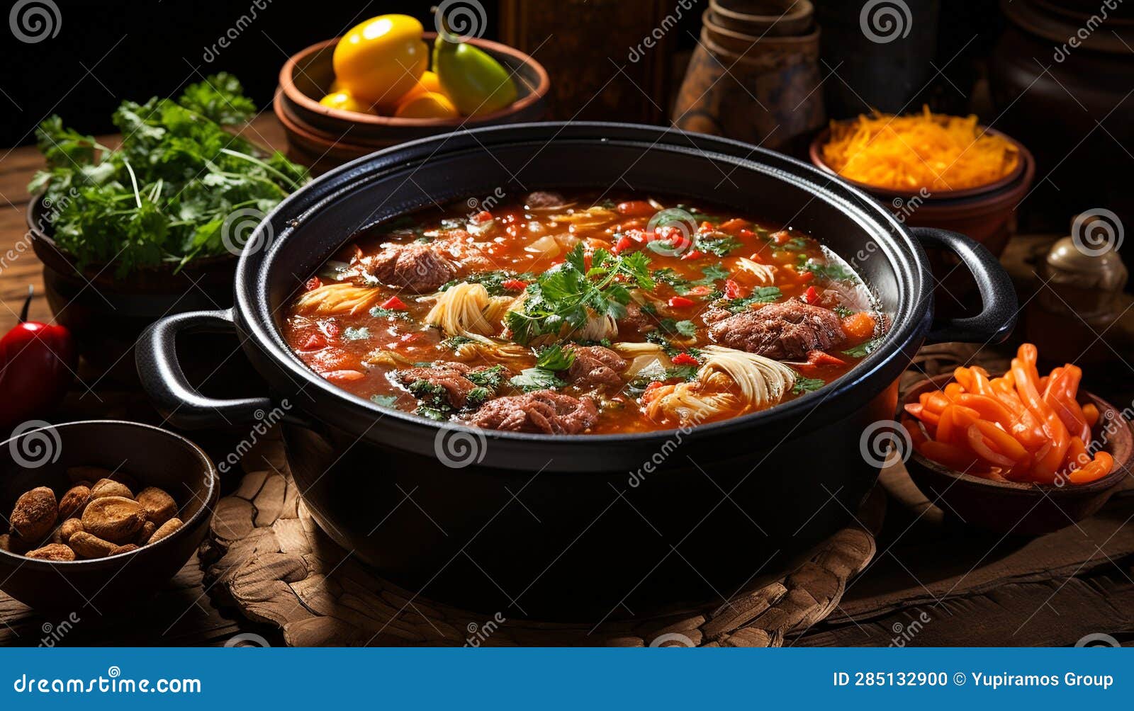 Freshness and Heat Combine in a Homemade Vegetable Beef Stew Generated