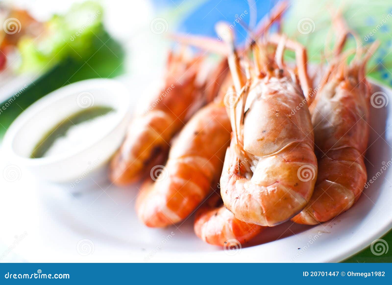Freshwater prawn seafood. stock image. Image of prawn 20701447