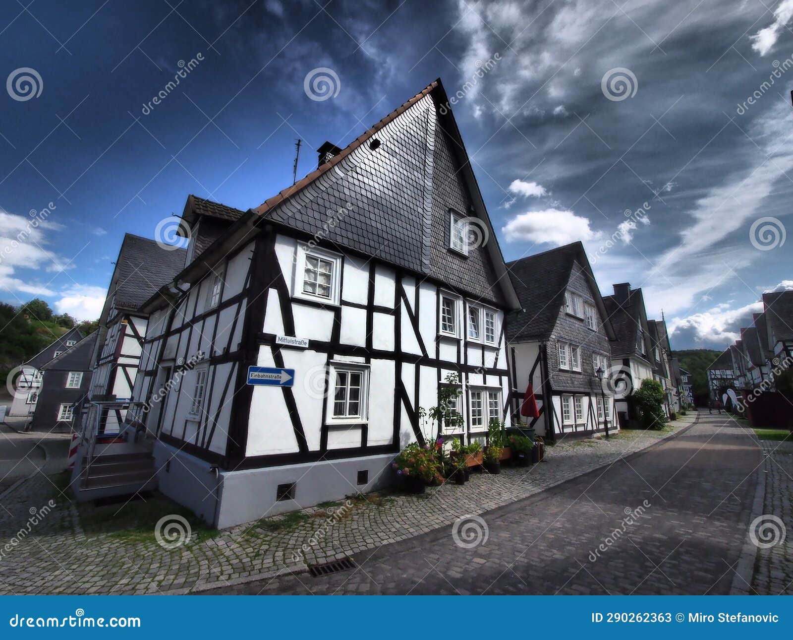 freudenberg - fairy tale medieval town in germany.