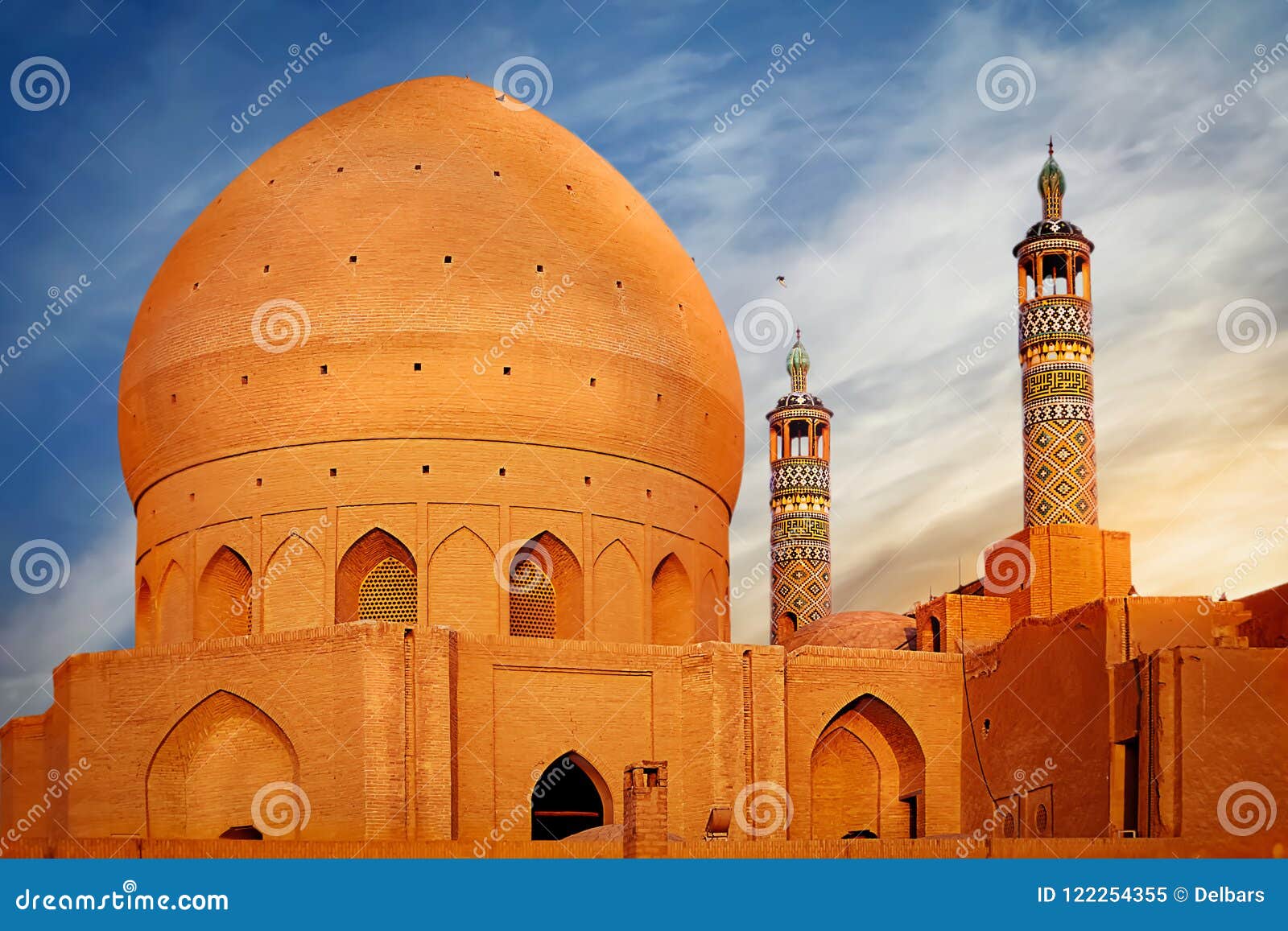 Friday Mosque in Kashan. Iran Stock Image Image of heritage, islam
