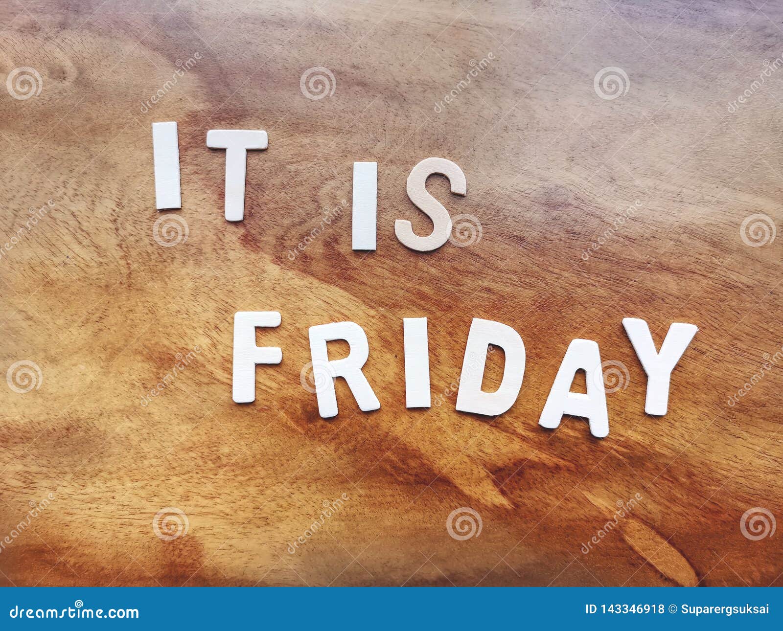 It is Friday Texts on Wooden Background Stock Photo - Image of ...