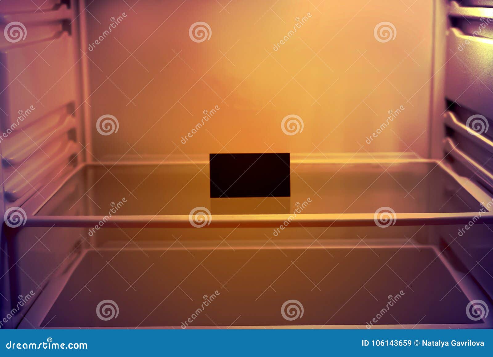 Fridge is empty stock image. Image of bright, background - 106143659, image size:1600x1157