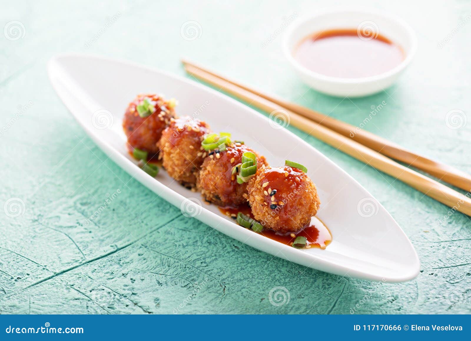 Fried asian appetizers stock photo. Image of meat, fresh - 117170666