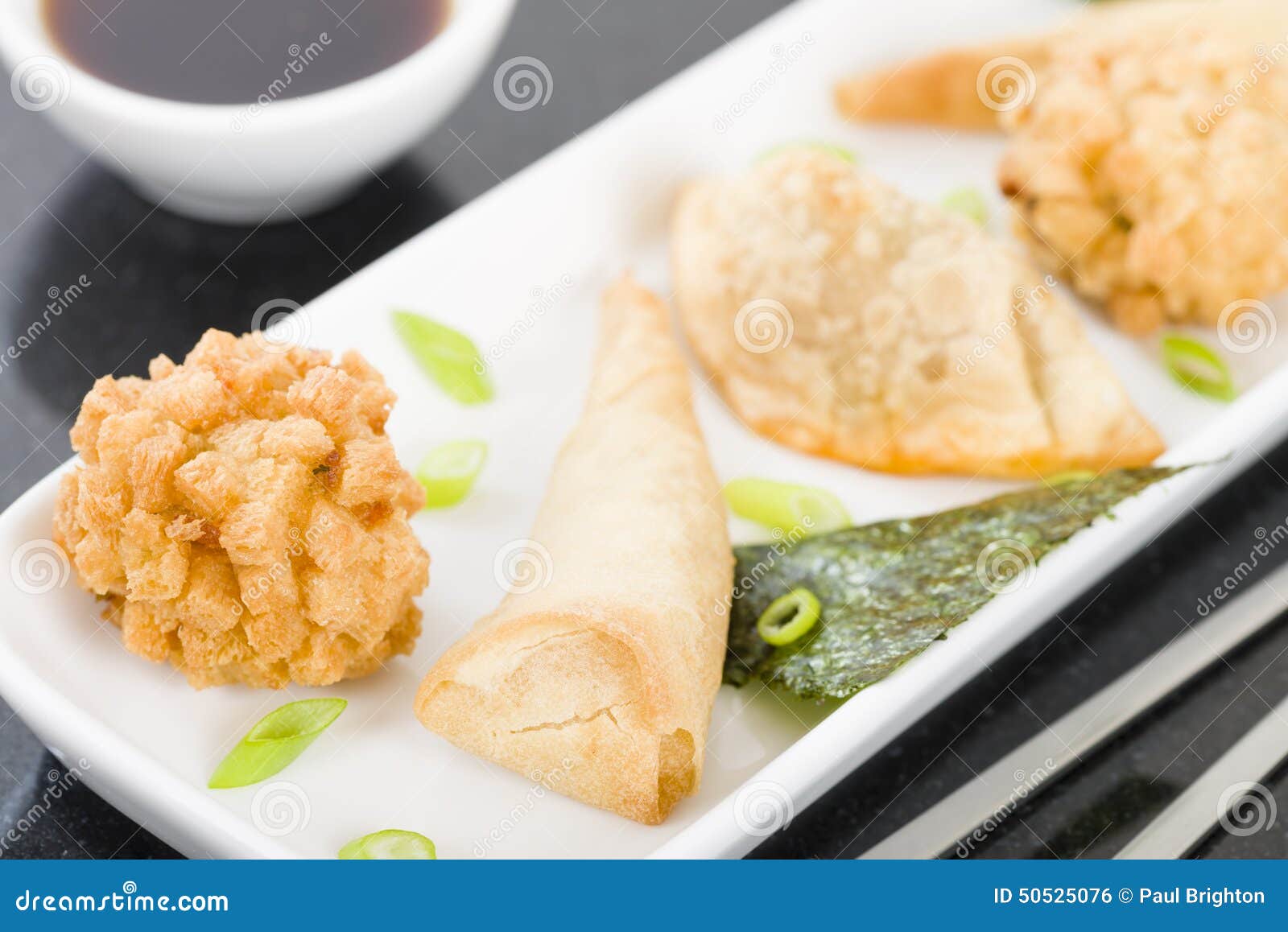 Fried Asian Snacks stock photo. Image of asian, meat 50525076