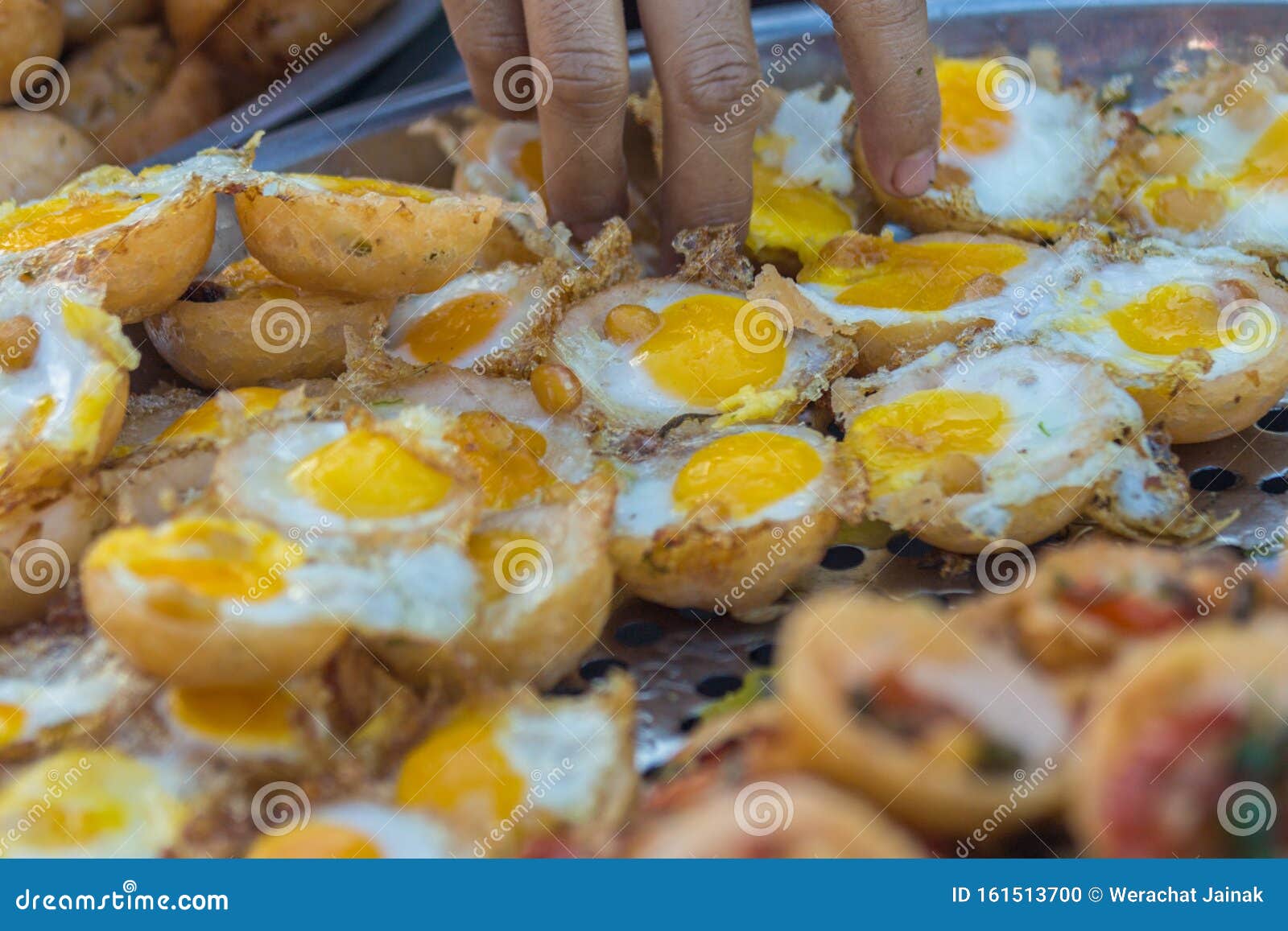 Fried bird eggs stock photo. Image of breakfast, meal 161513700
