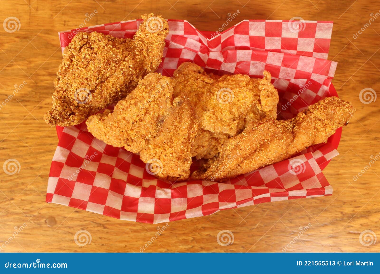 Fried Catfish Fillets in Rural Cafe Restaurant Stock Image Image of