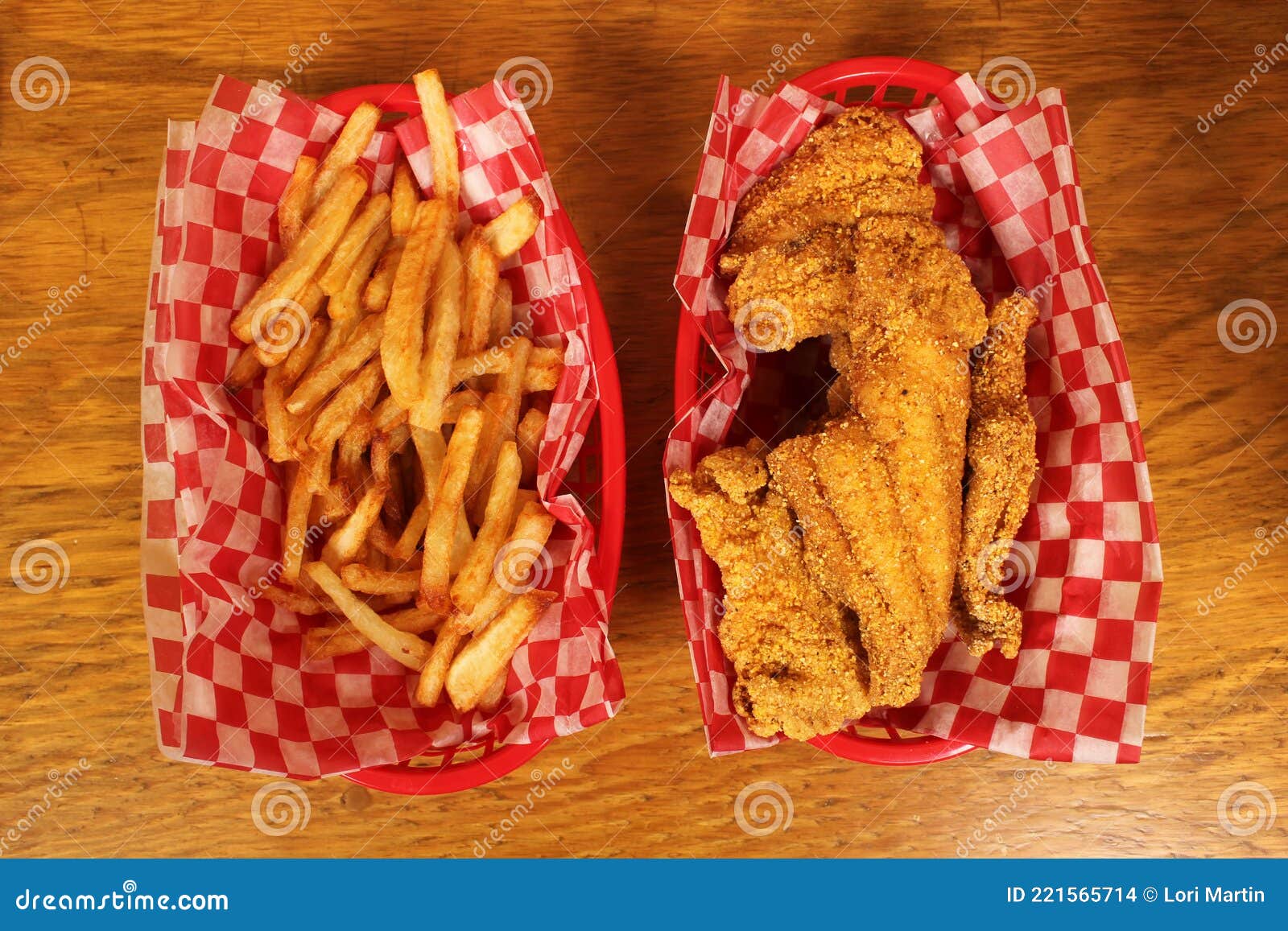 Fried Catfish Fillets in Rural Cafe Restaurant Stock Photo Image of