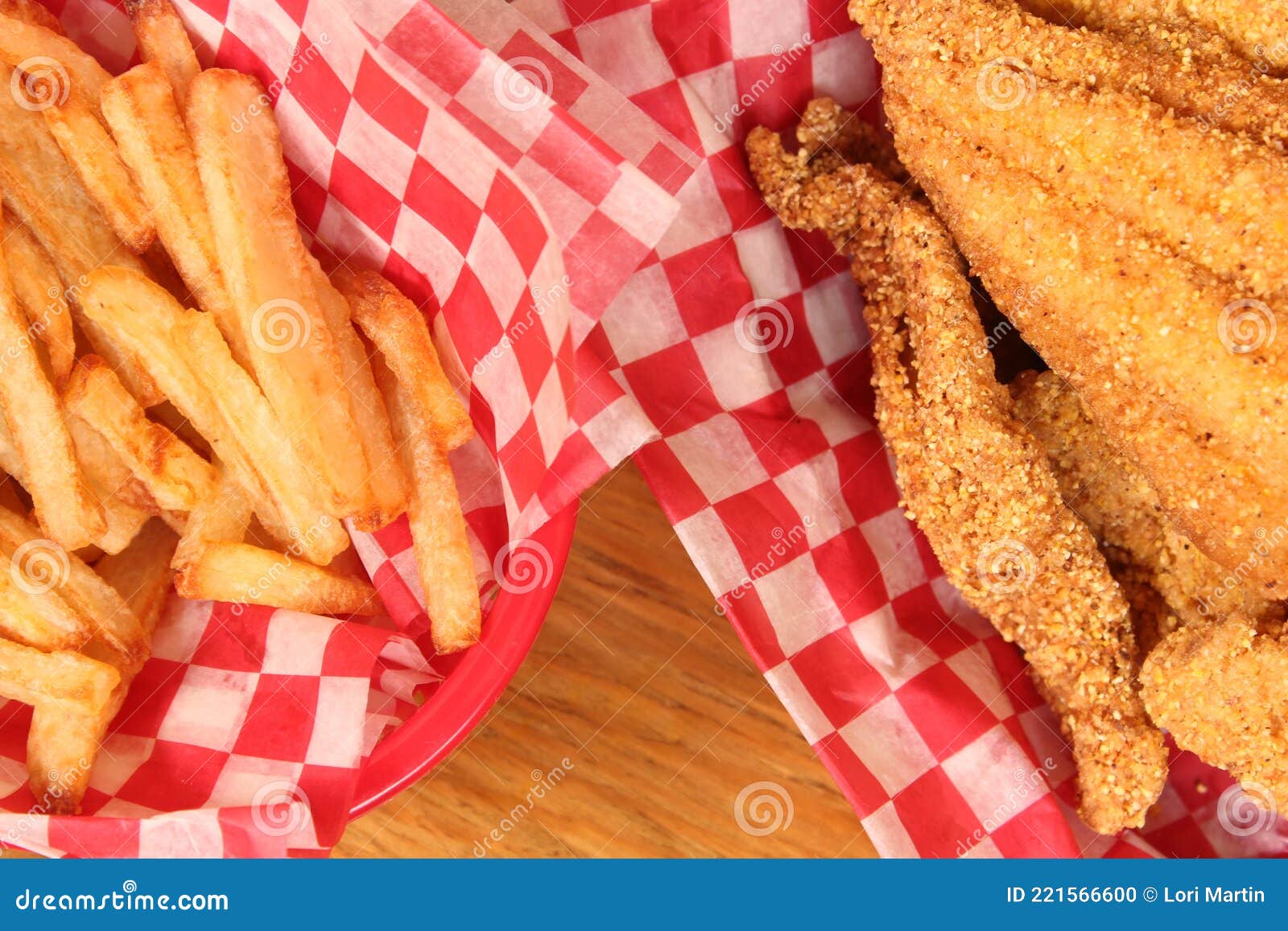 Fried Catfish Fillets in Rural Cafe Restaurant Stock Photo Image of