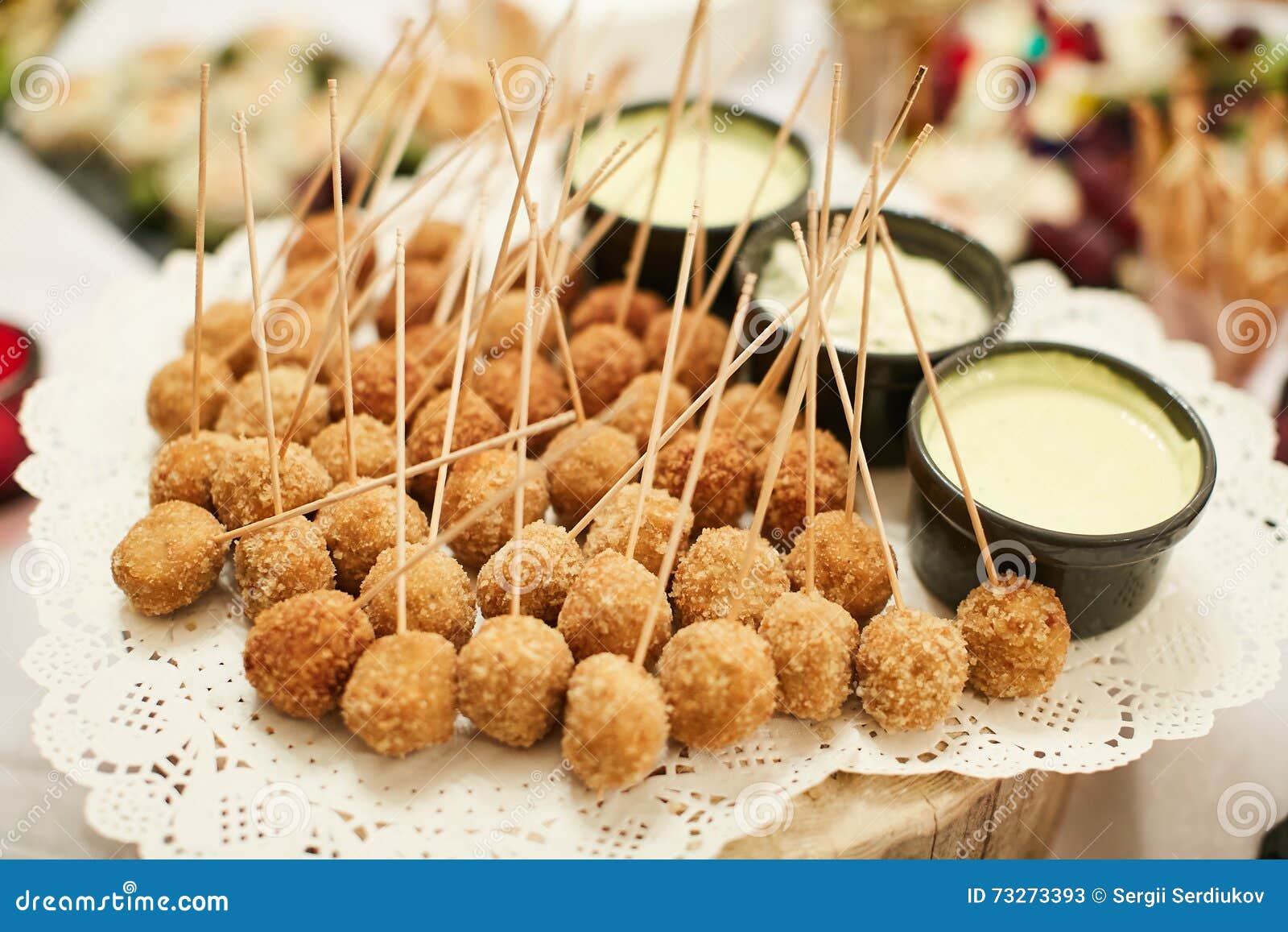 Fried cheese ball stock image. Image of appetizer, ball 73273393