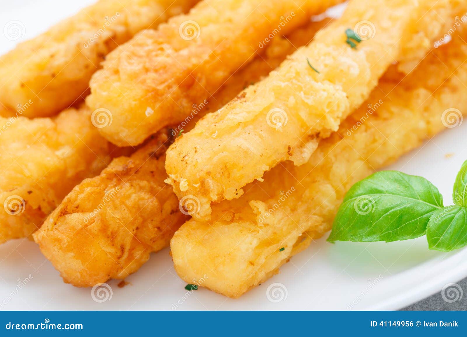 Fried cheese sticks stock photo. Image of calorie, white 41149956