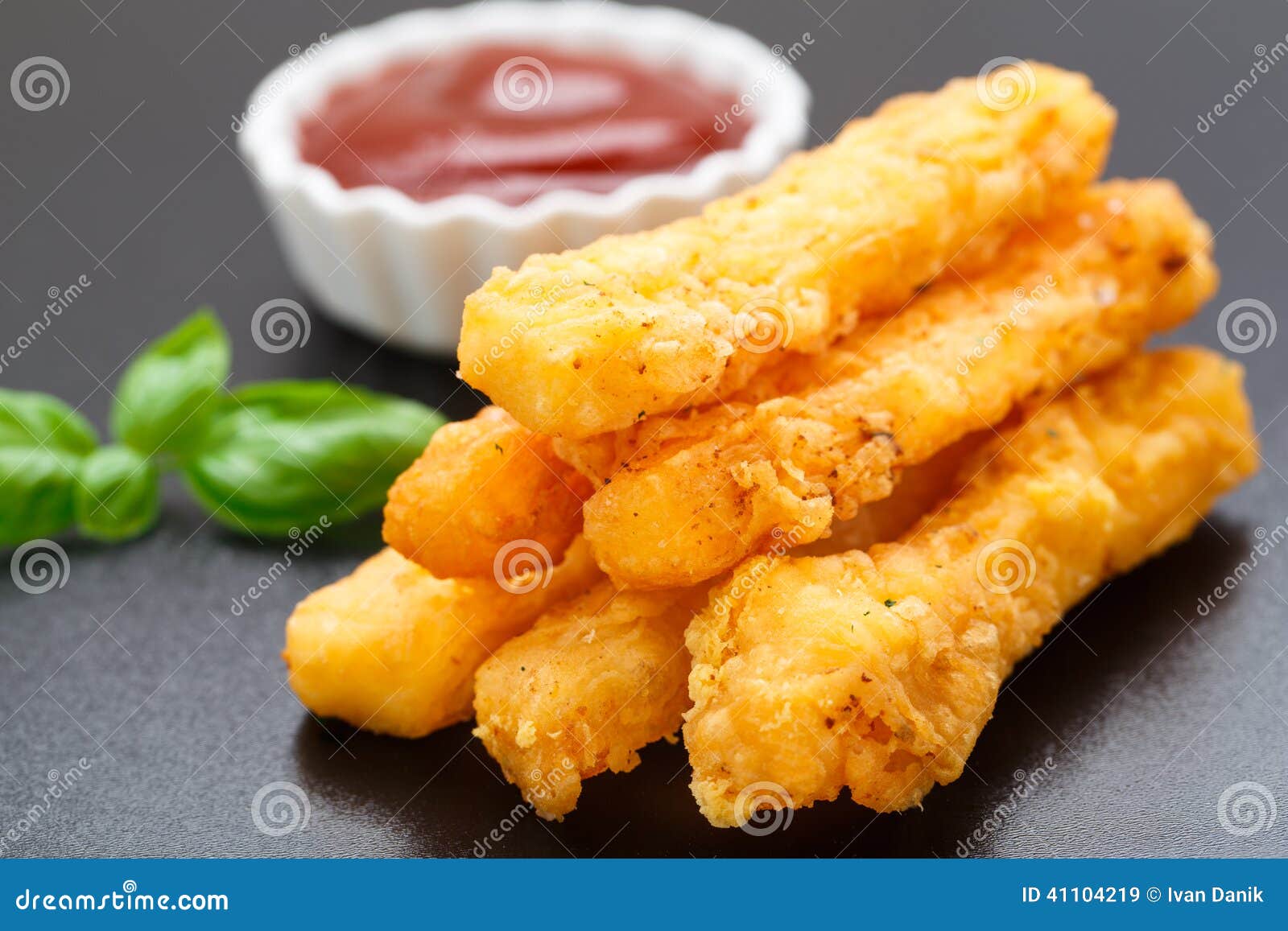Fried cheese sticks stock image. Image of mozzarella 41104219
