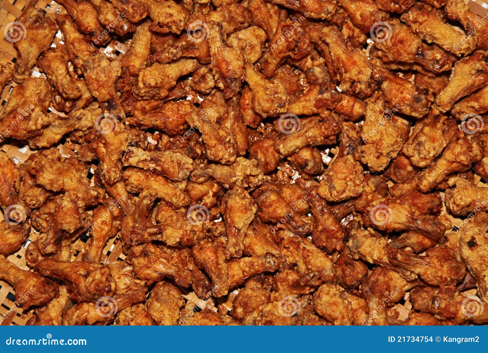 Fried Chicken Background Stock Images - Image: 21734754
