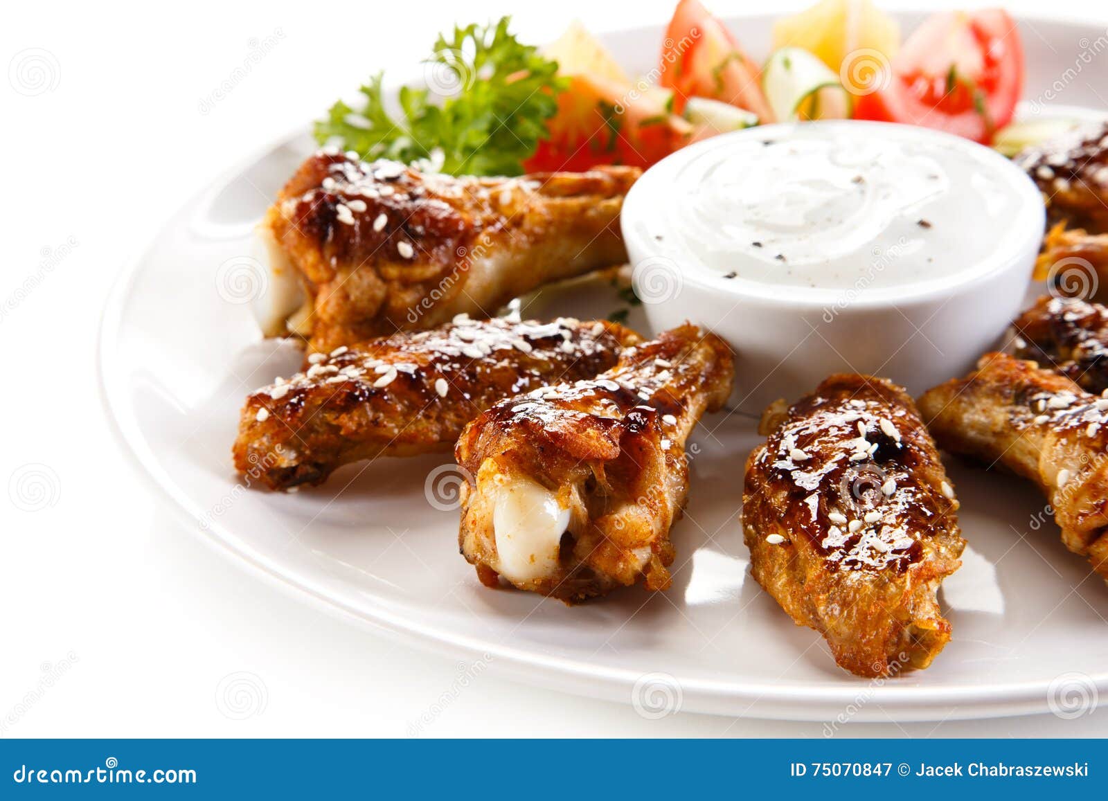 Fried chicken nuggets stock image. Image of chop, eating 75070847