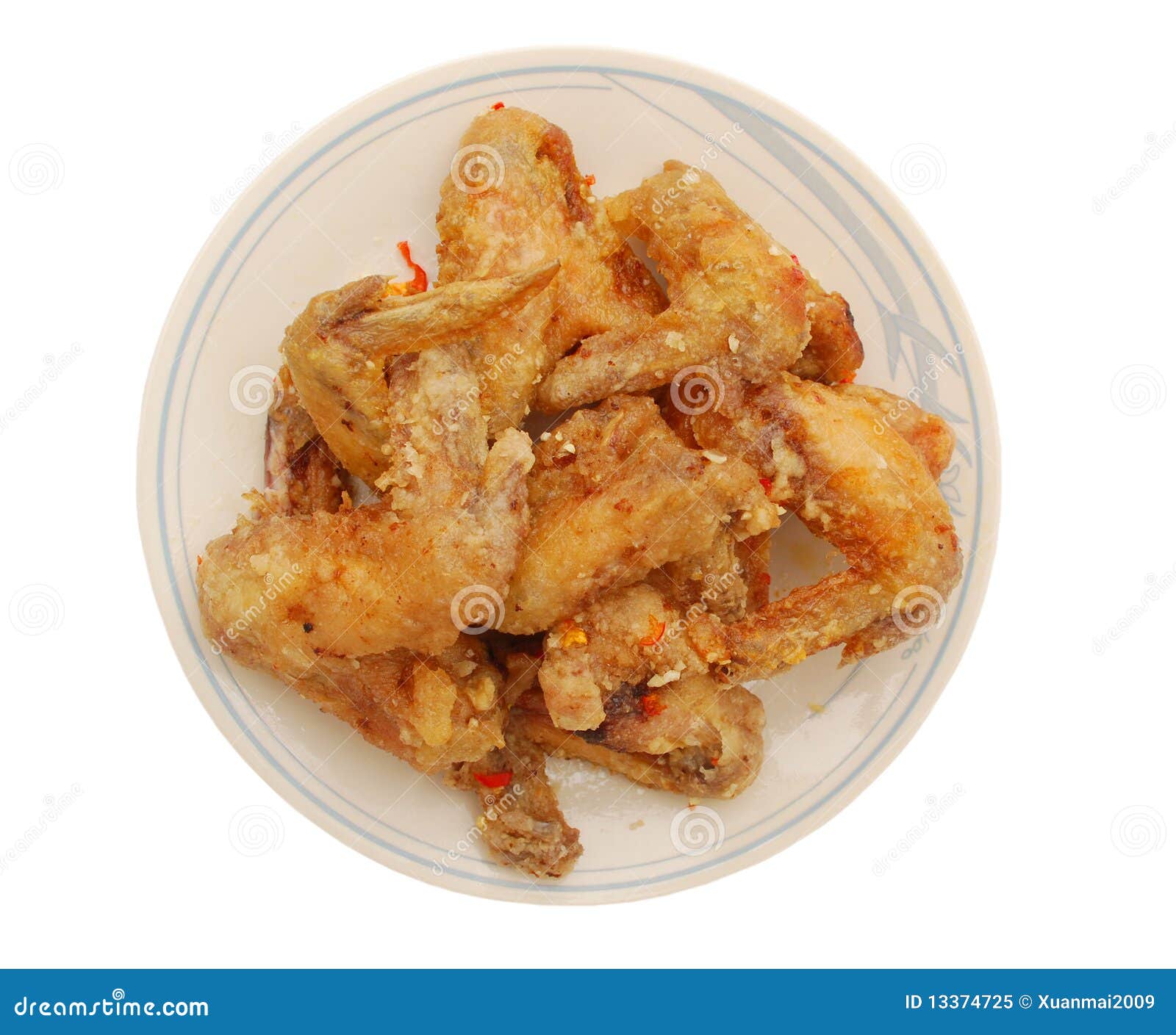 Fried chicken wings stock image. Image of chicken, fattening 13374725