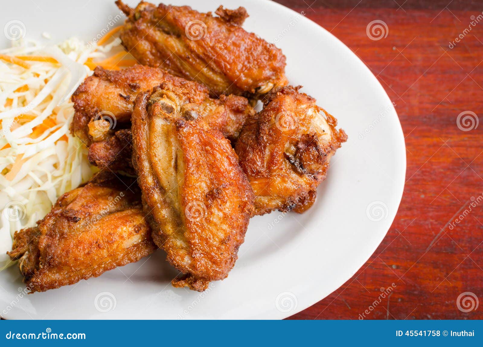 Fried chicken wings stock photo. Image of cuisine, baked 45541758