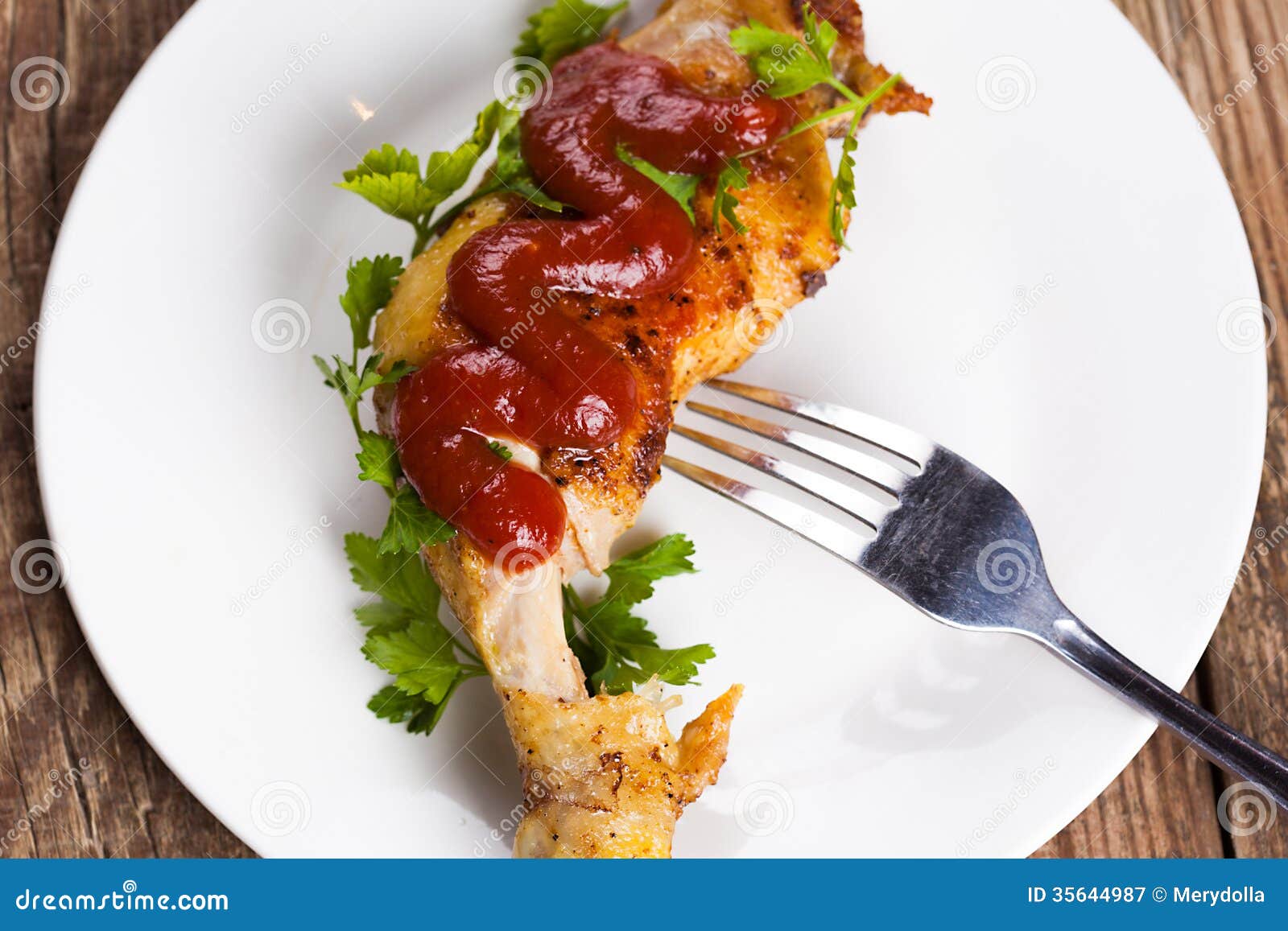 Fried chicken stock image. Image of calories, background - 35644987