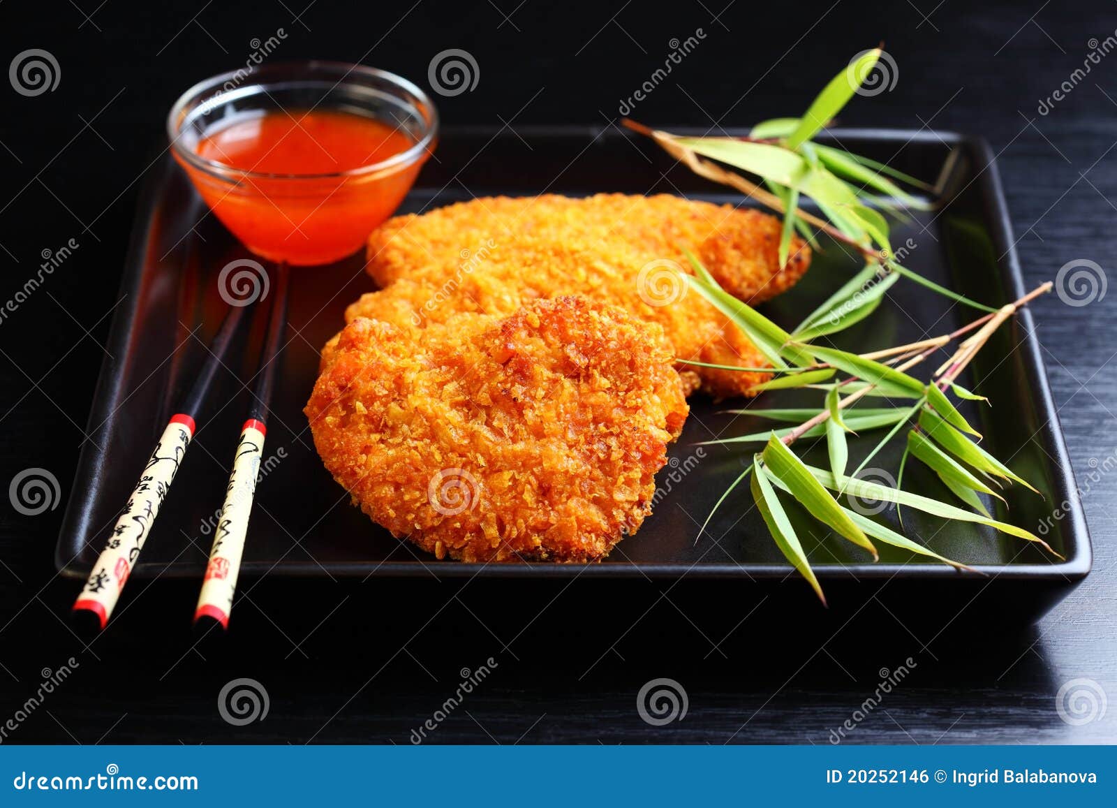 Fried chili chicken breast stock photo. Image of dish 20252146
